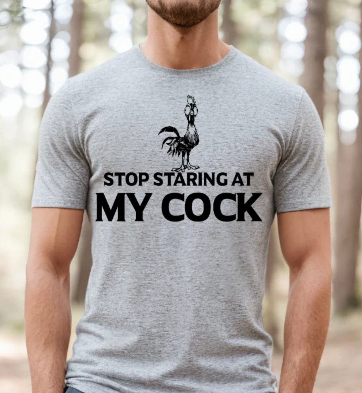 Stop Staring At My Cock- screen print transfer (A3) HOT PEEL