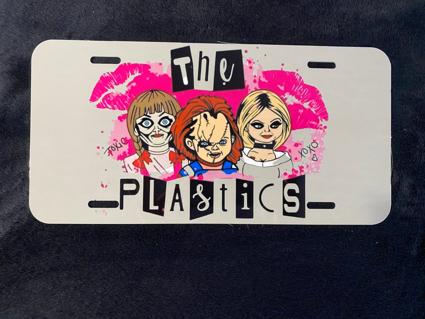 The Plastics -Sublimated License Plate