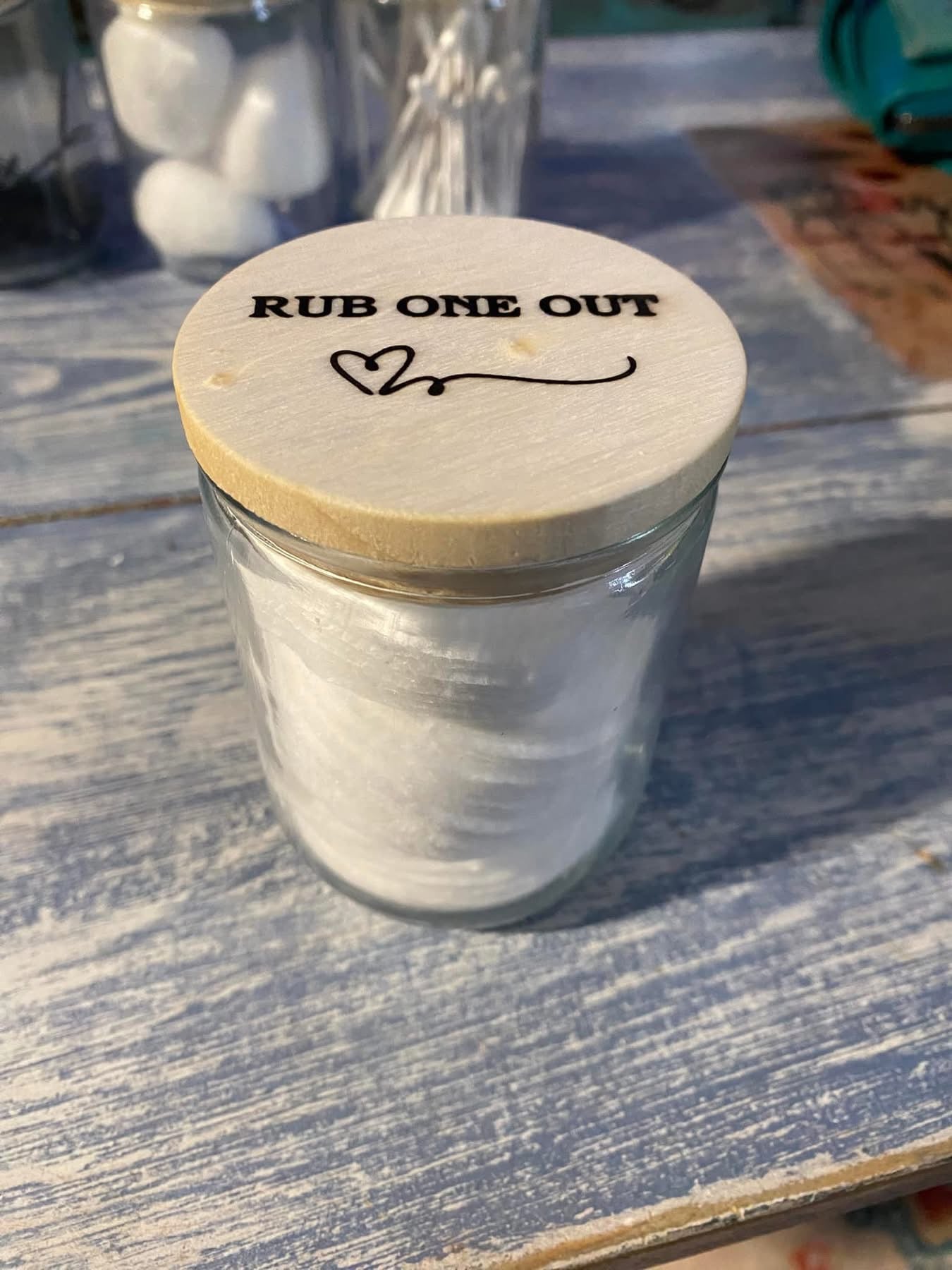 Funny Glass Jar Bathroom Set