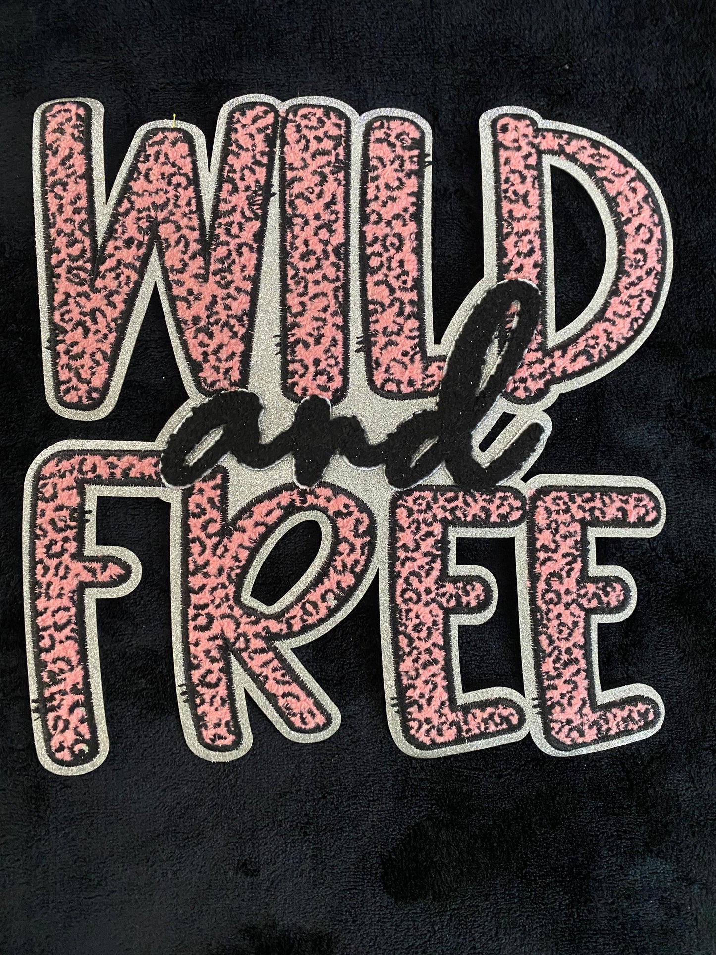 Wild And Free - Chenille Patches