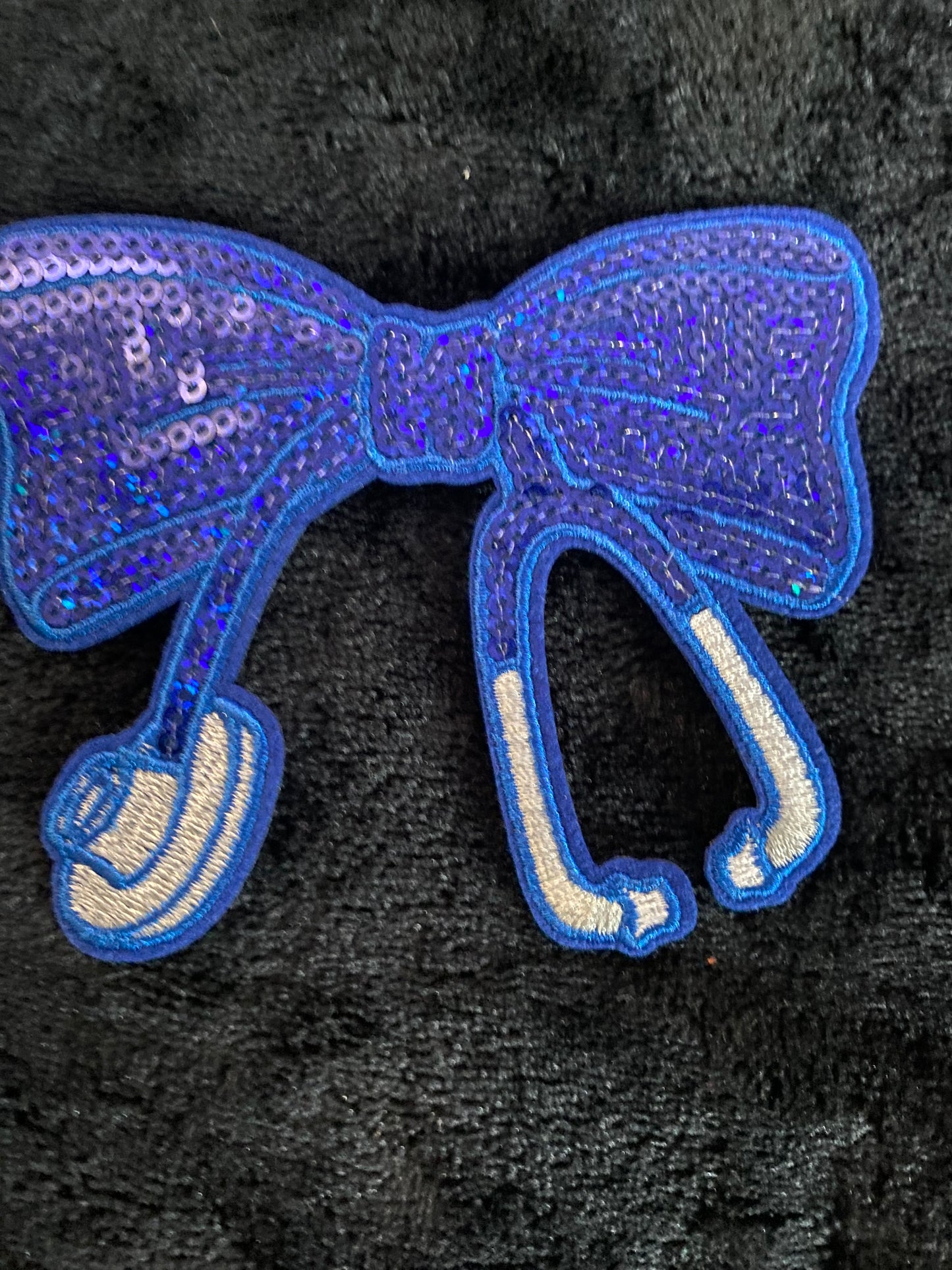 Blue Stethoscope Hat Patch- Chenille Patches