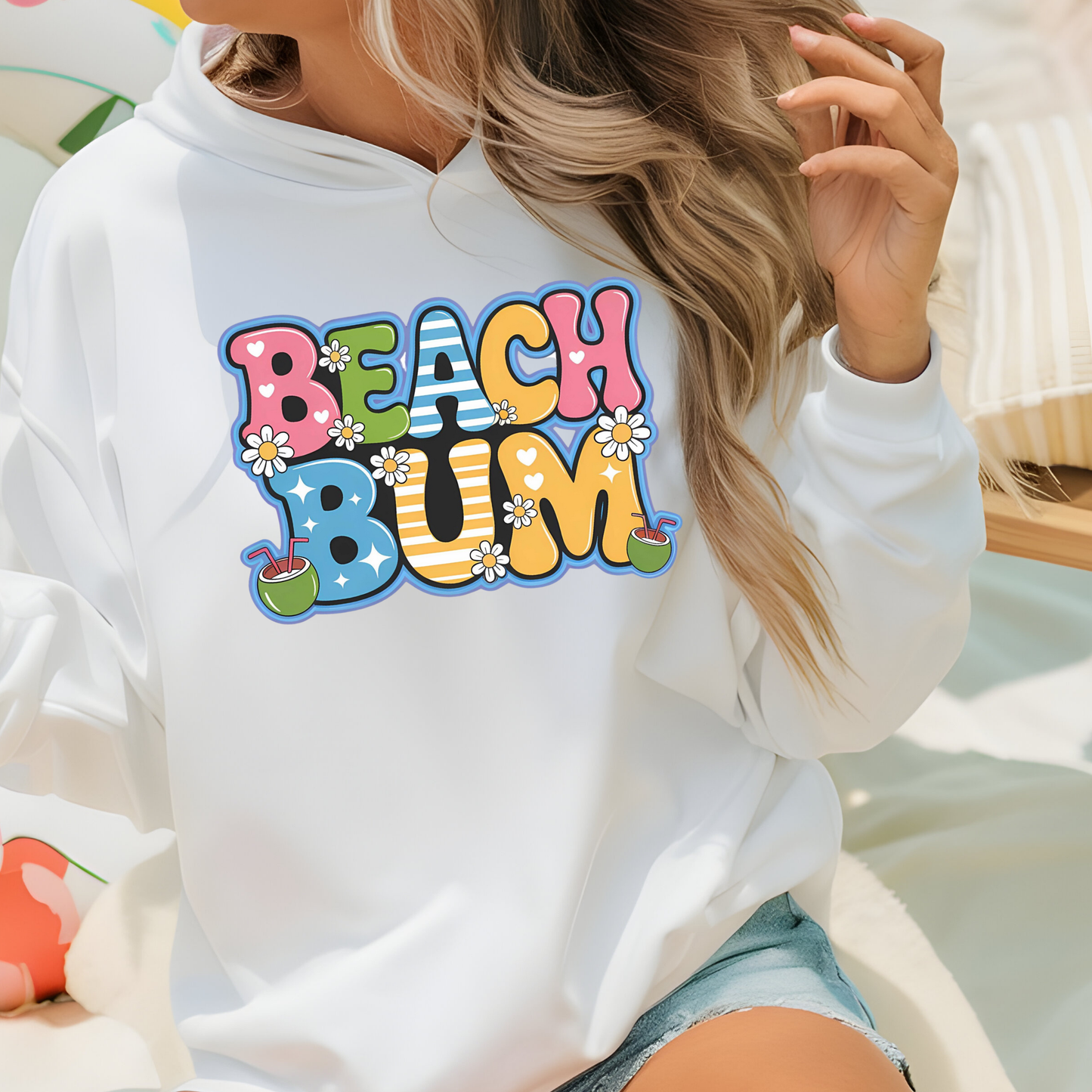 Beach Bum - DTF TRANSFER (O9)