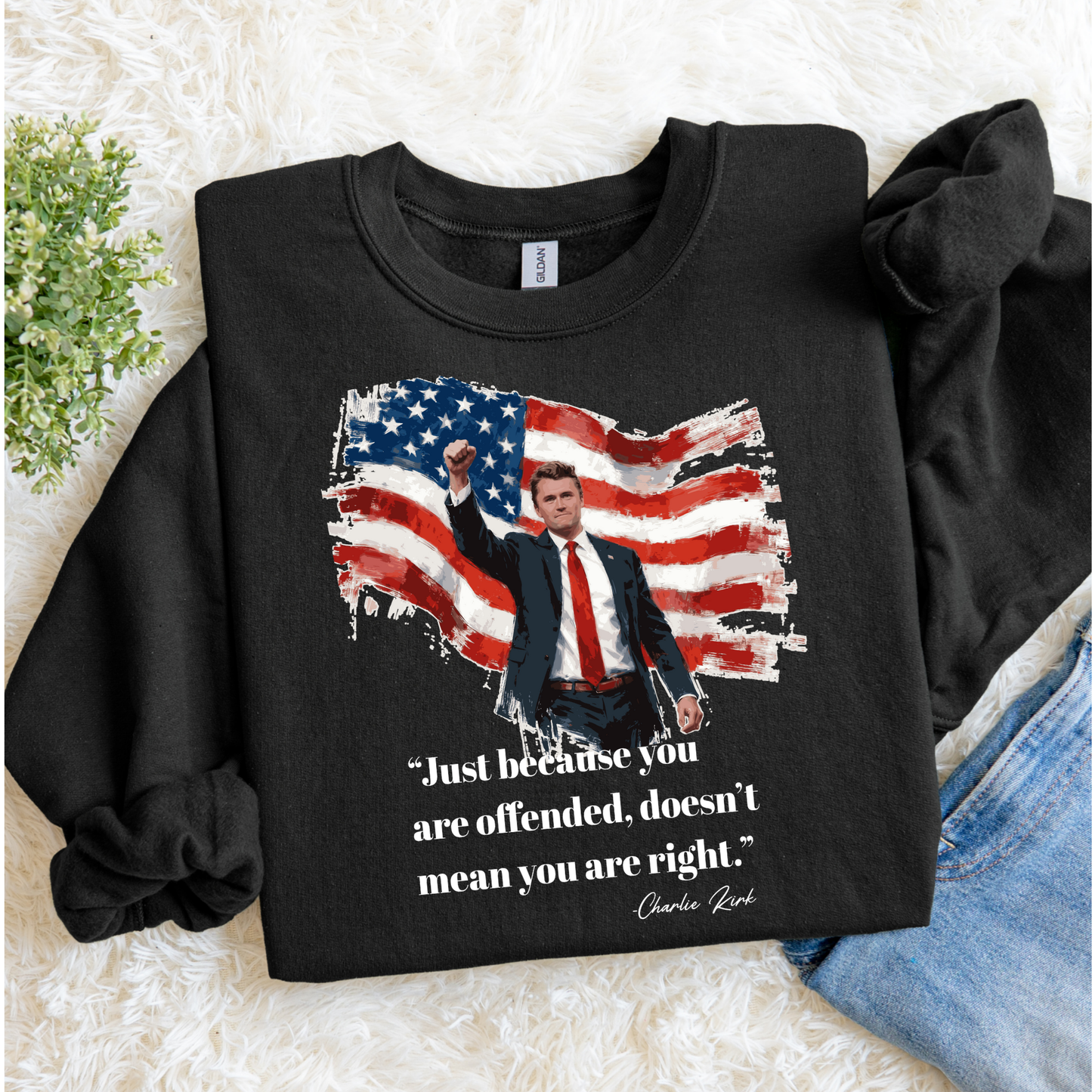 Charlie Kirk Crewnecks