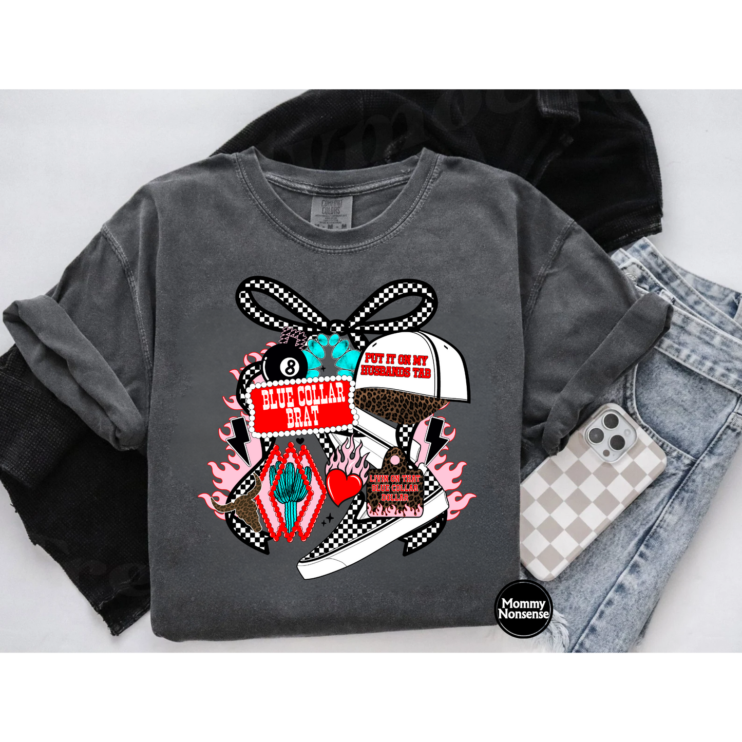 Blue Collar Brat- DTF TRANSFER (L862) DTF Transfer