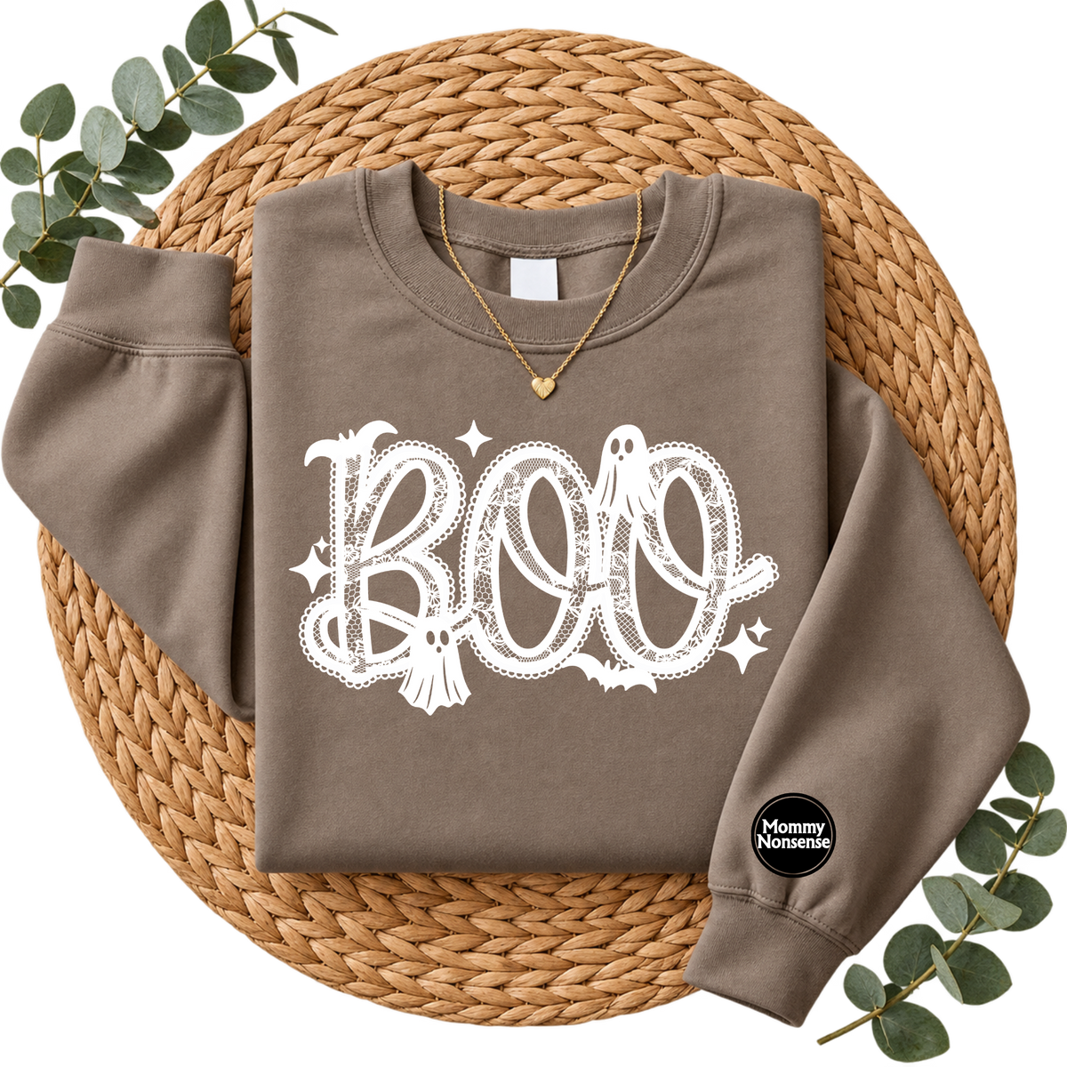 Boo Wht- DTF TRANSFER (M109) DTF Transfer