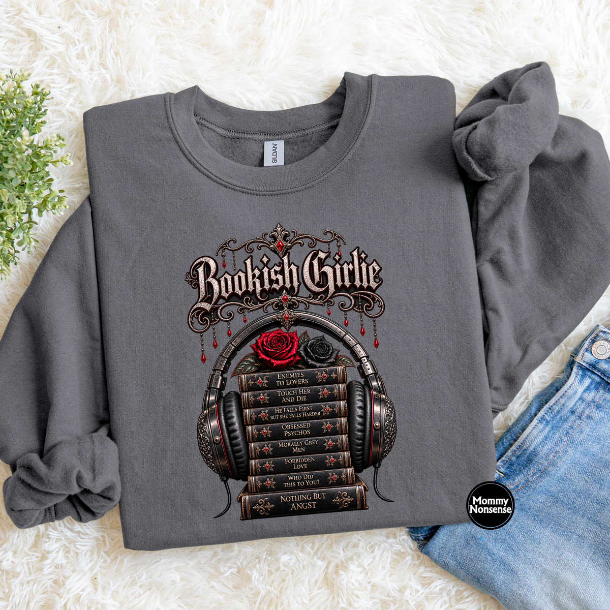 Bookish Girly- DTF TRANSFER (L986) DTF Transfer