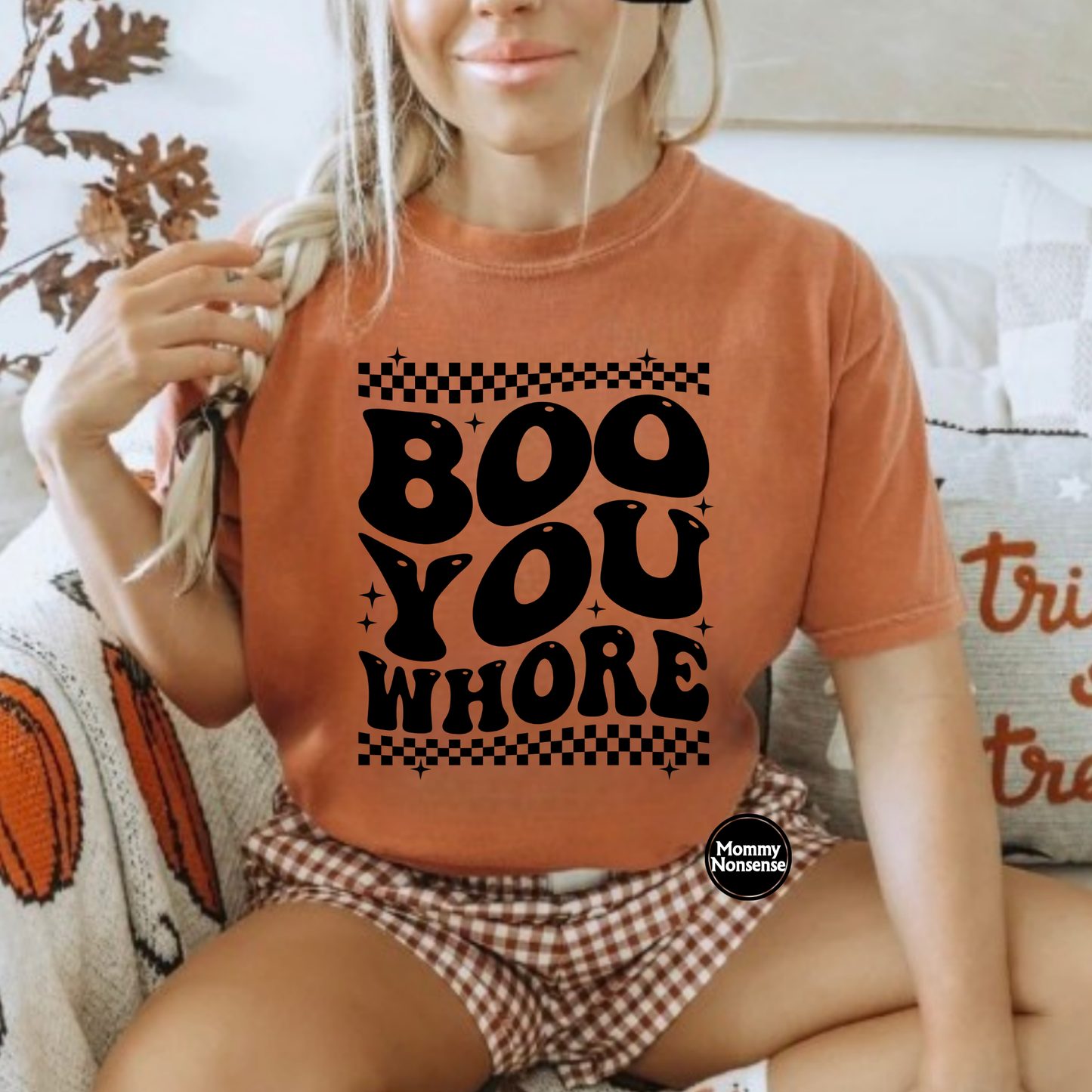 Boo You Whore- DTF TRANSFER (K38) DTF Transfer