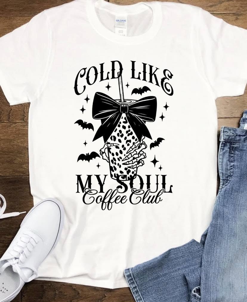 Cold Like My Soul- screen print transfer (C5) HOT PEEL