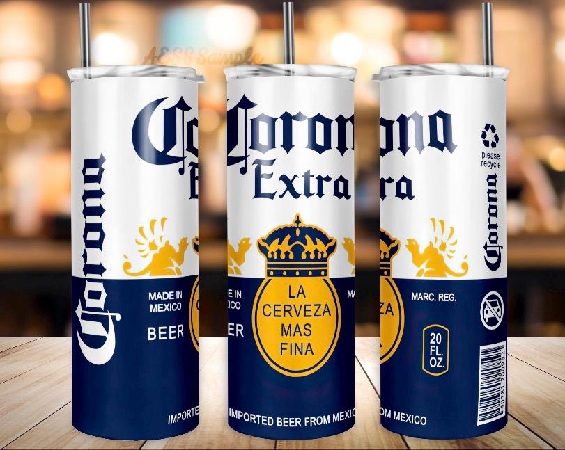 Corona Extra Beer 20 oz Tumbler