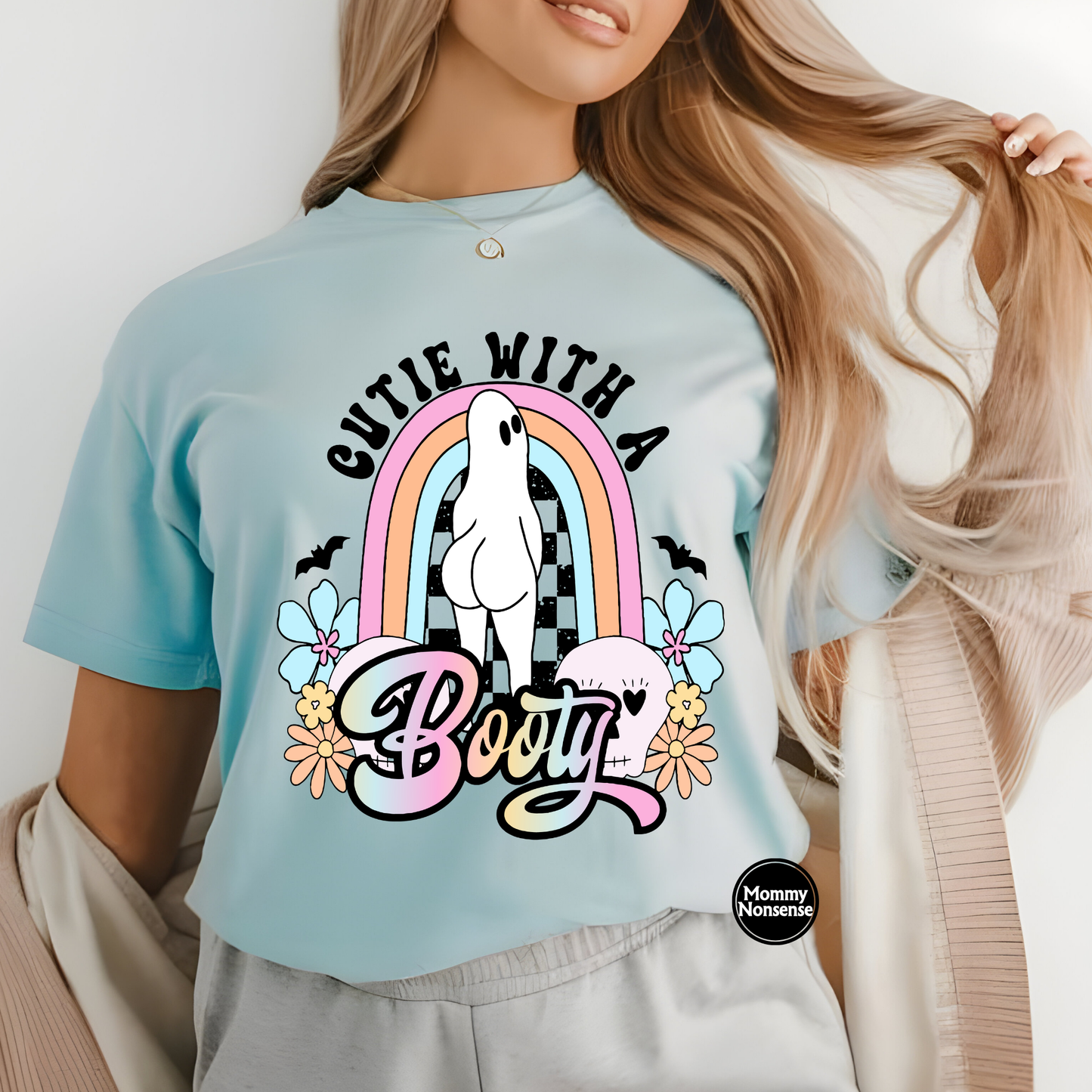 Cutie With A Booty funny ghost -DTF TRANSFER (H53) DTF Transfer