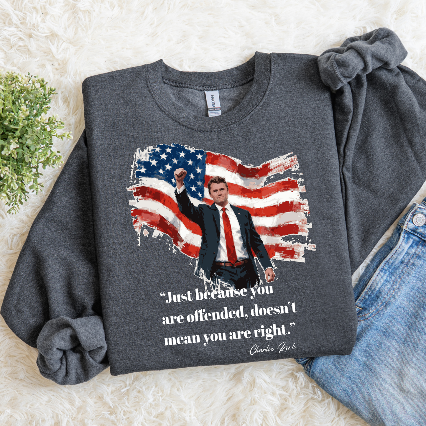 Charlie Kirk Crewnecks