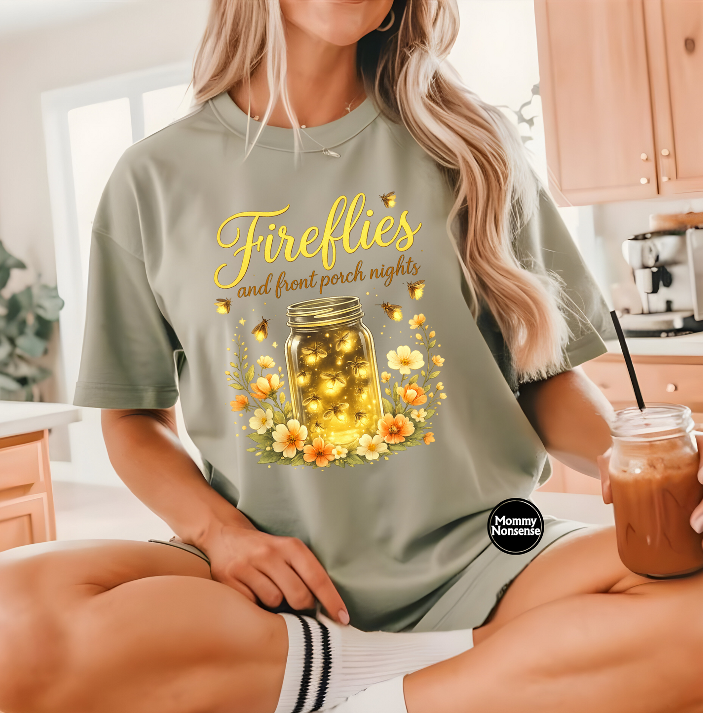 Fireflies and front porch nights- DTF TRANSFER (L745) DTF Transfer
