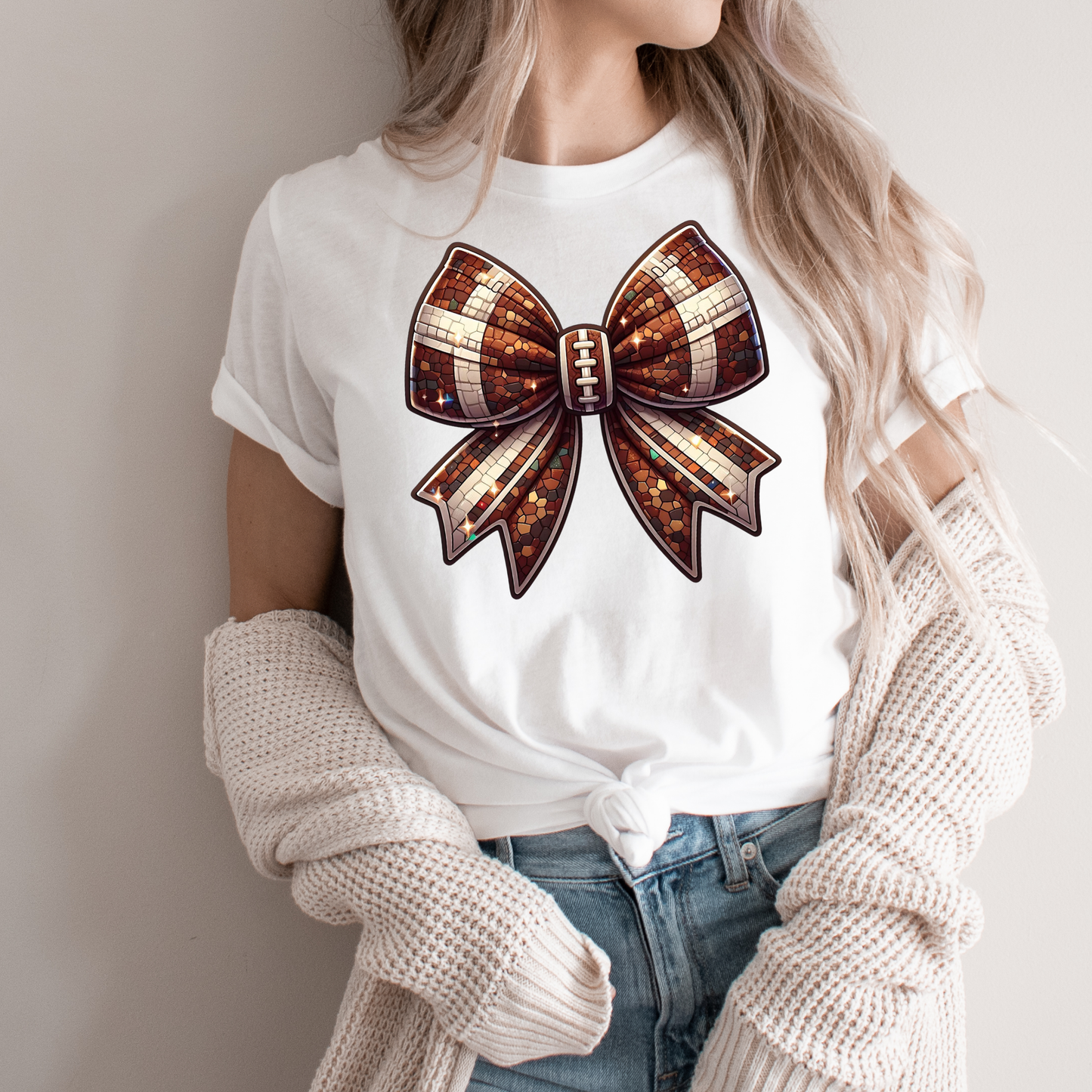 Football Bow - DTF TRANSFER (P3)