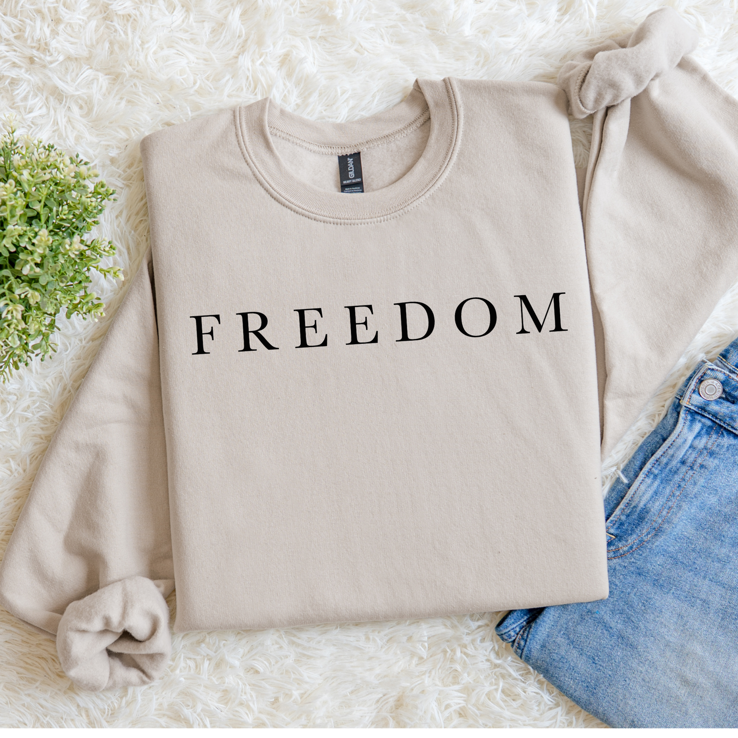 Charlie Kirk Freedom Crewnecks