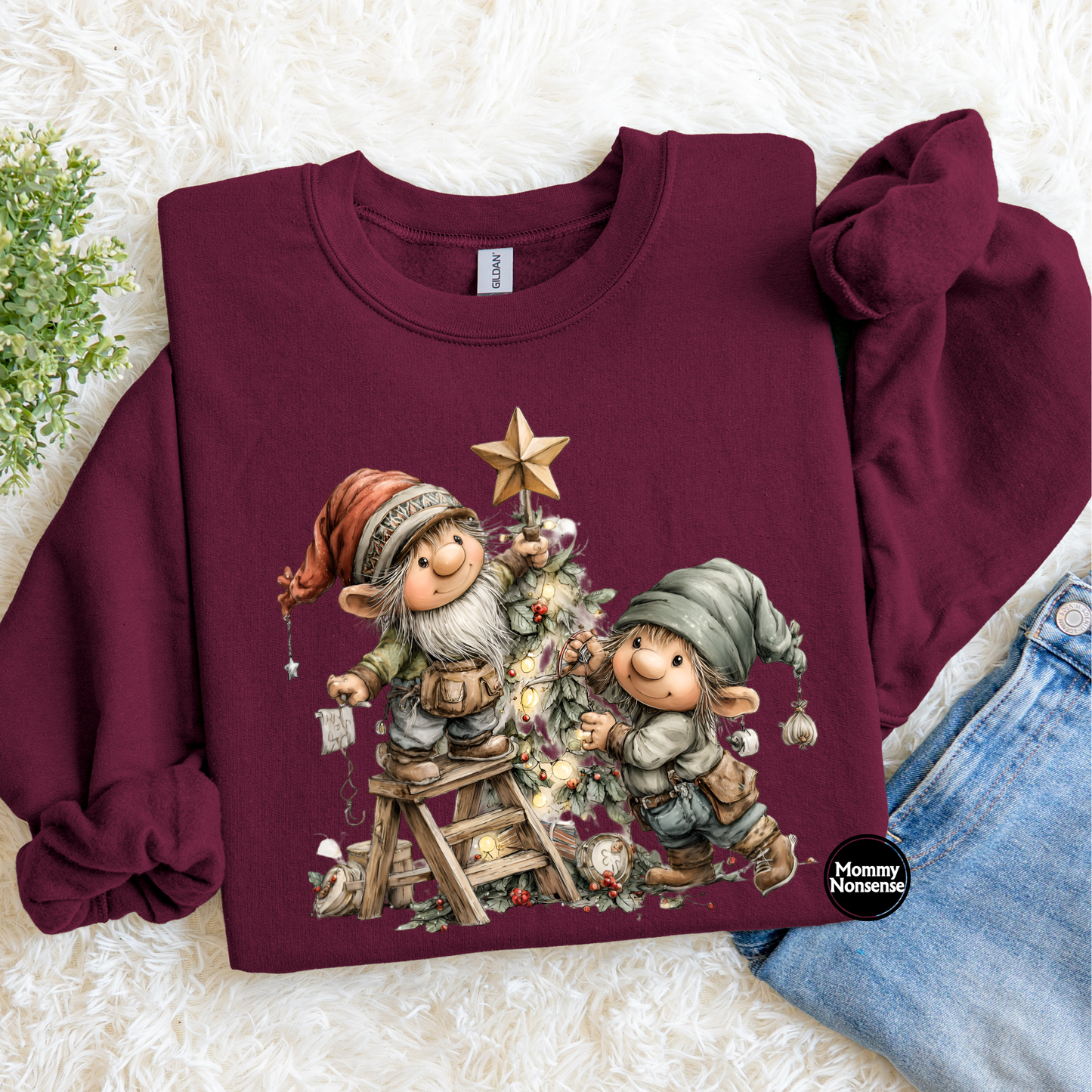 Gnome 1 Christmas- DTF TRANSFER (K89) DTF Transfer