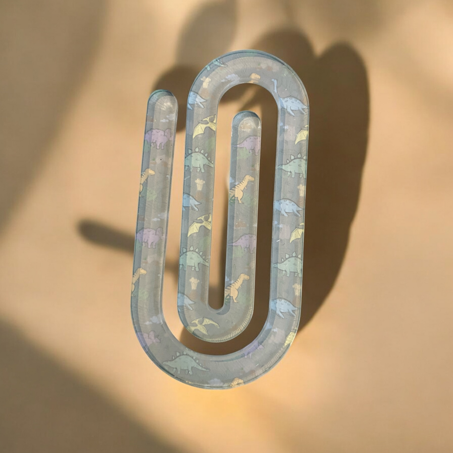 Dino Jumbo Acrylic Paper Clip