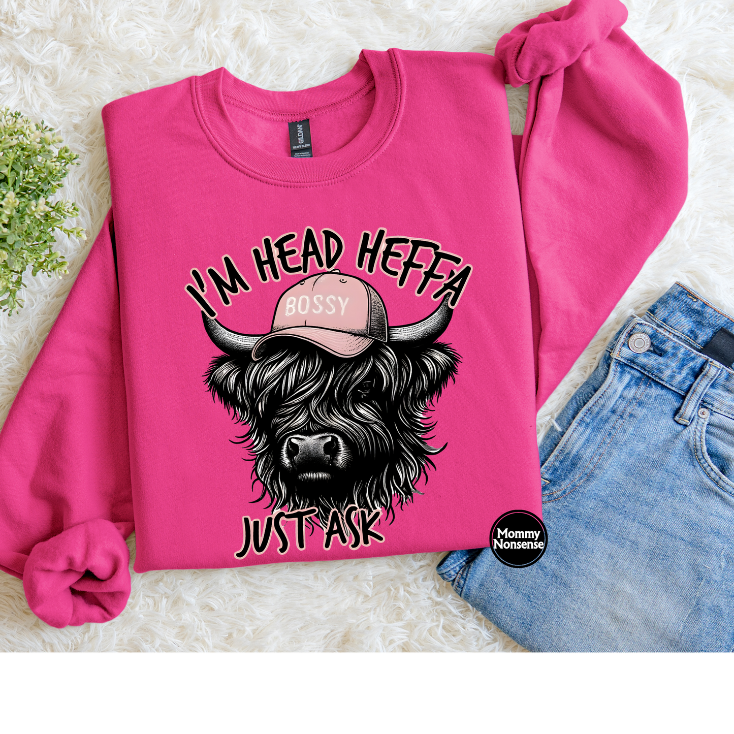 I'm Head heffa Just Ask- DTF TRANSFER (K91) DTF Transfer