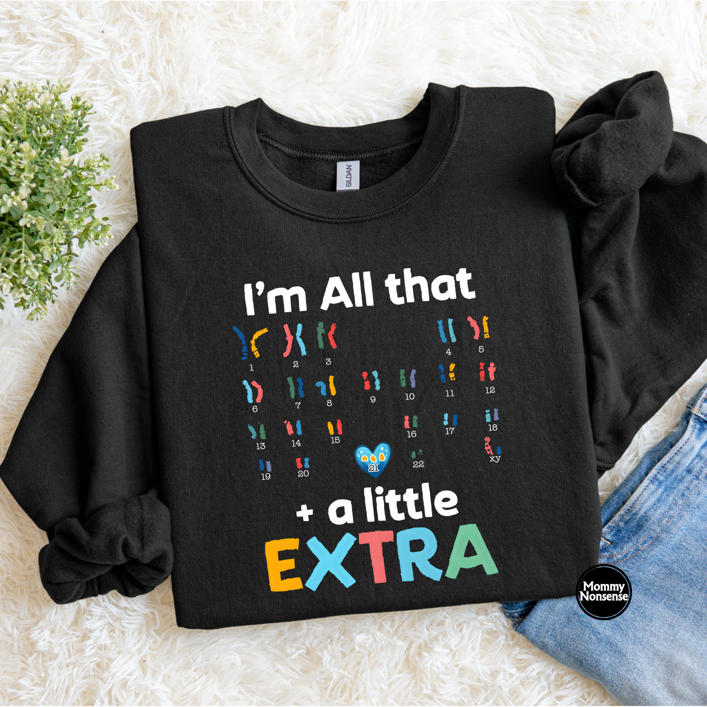 I'm All That And A Little Extra (wht)- DTF TRANSFER (L530) DTF Transfer
