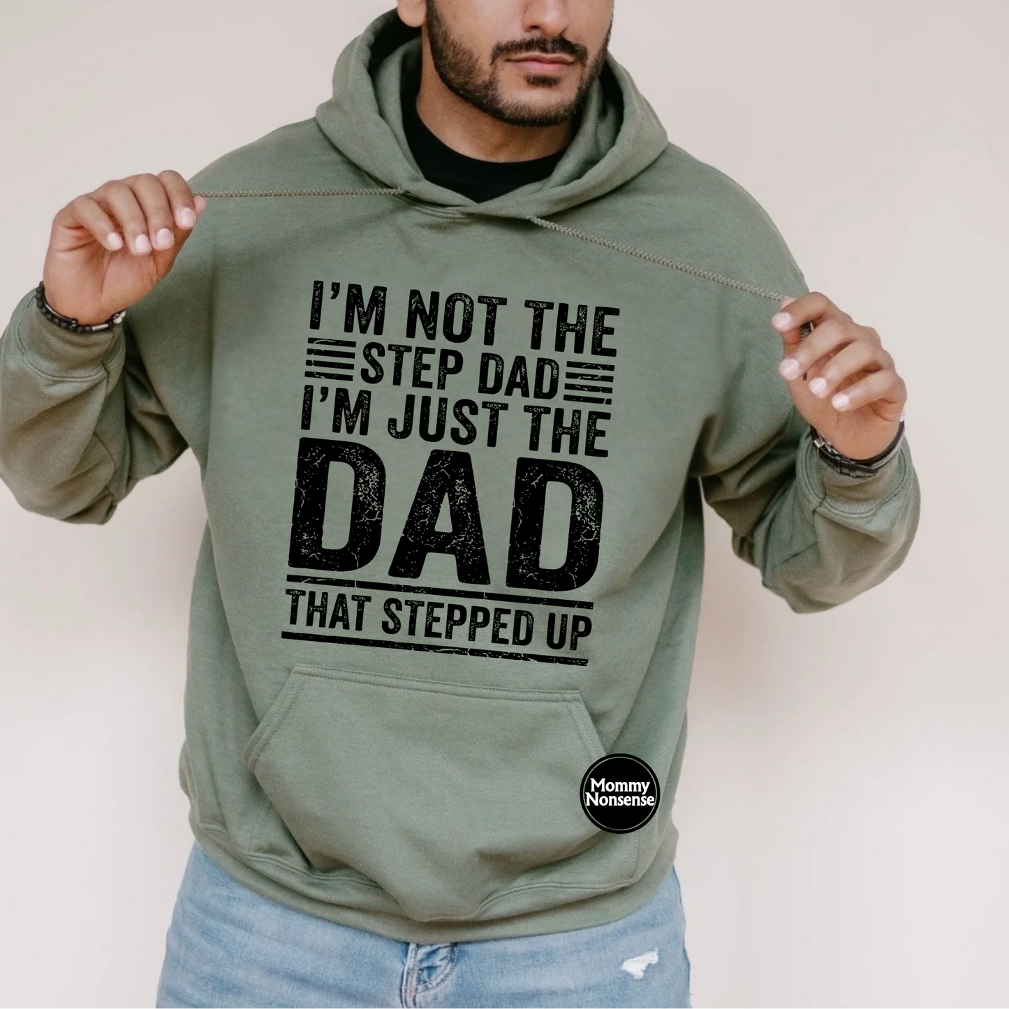 I'm Not The stepdad (blk)- DTF TRANSFER (L686) DTF Transfer