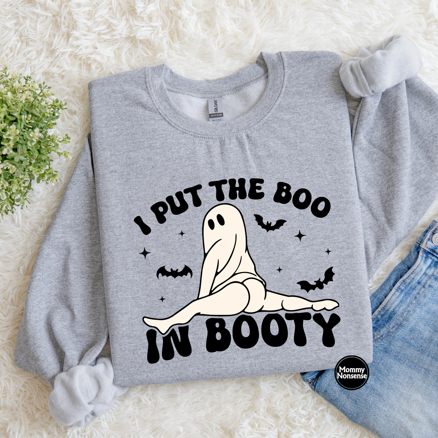I Put The Boo In Booty- DTF TRANSFER (K41) DTF Transfer