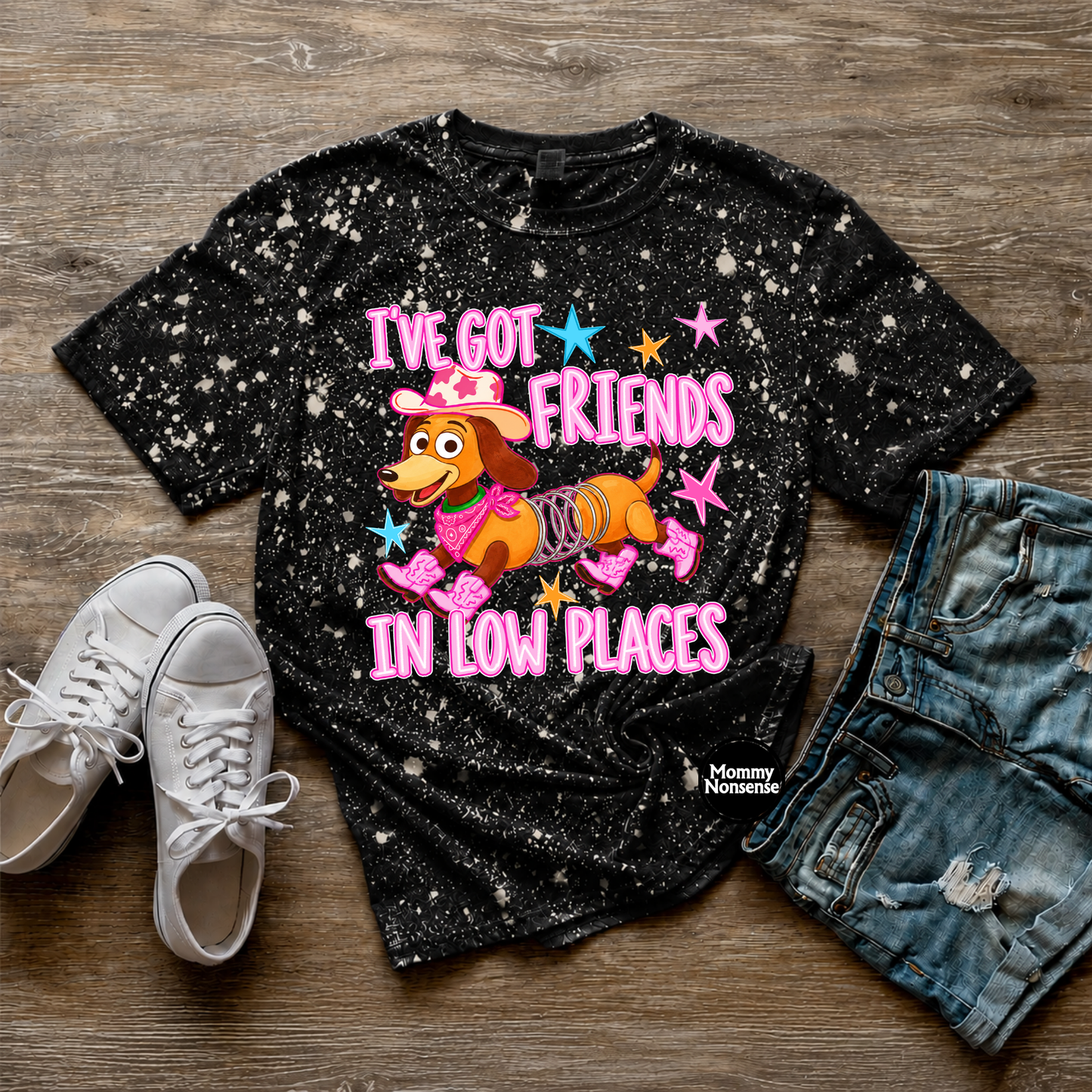 Ive Got Friends In Low Places Slinky Dog- DTF TRANSFER (L774) DTF Transfer