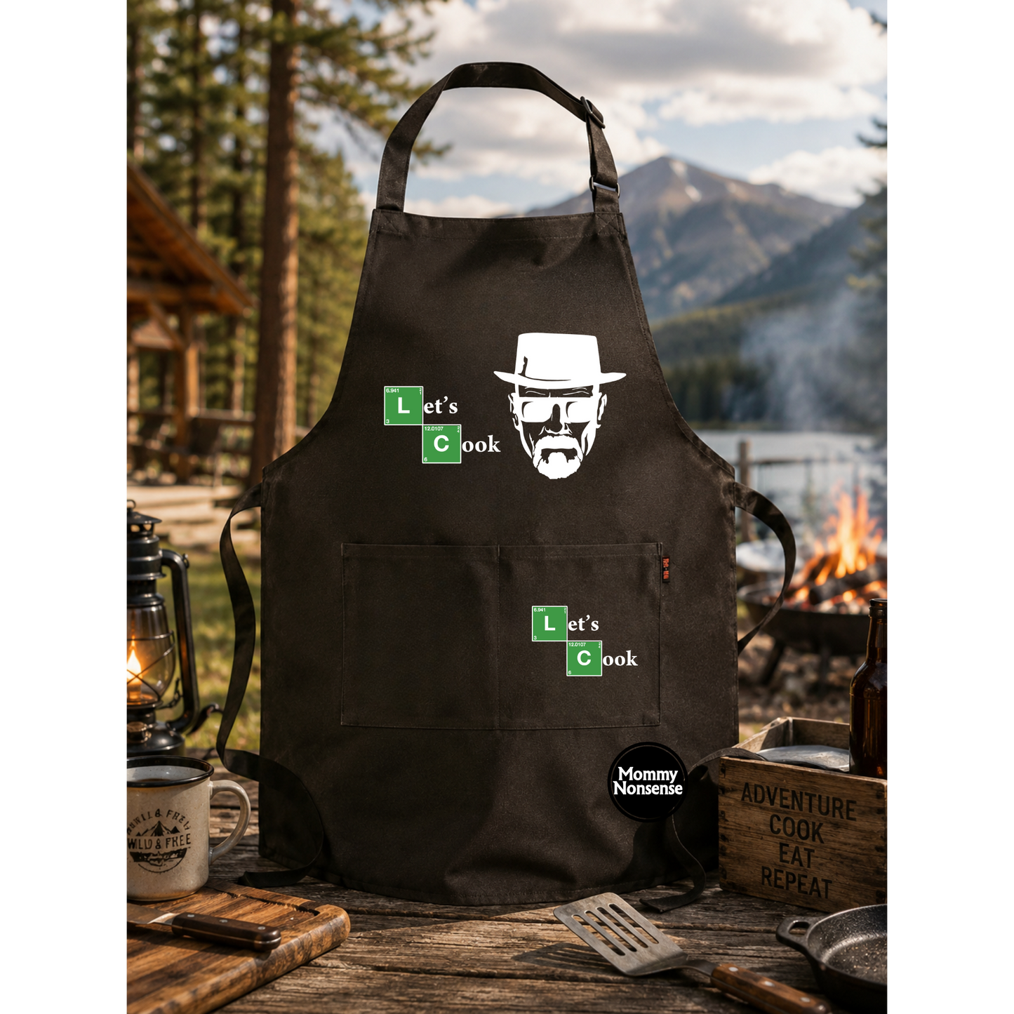 Lets Cook Grill Apron