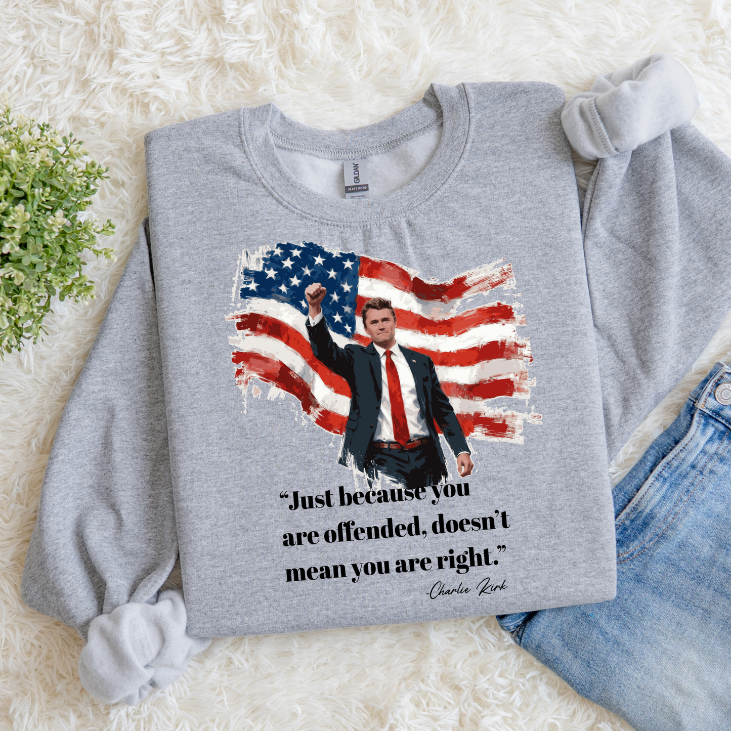 Charlie Kirk Crewnecks