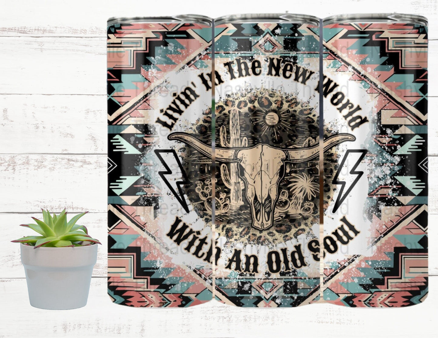 Living In The New World 20 oz Tumbler