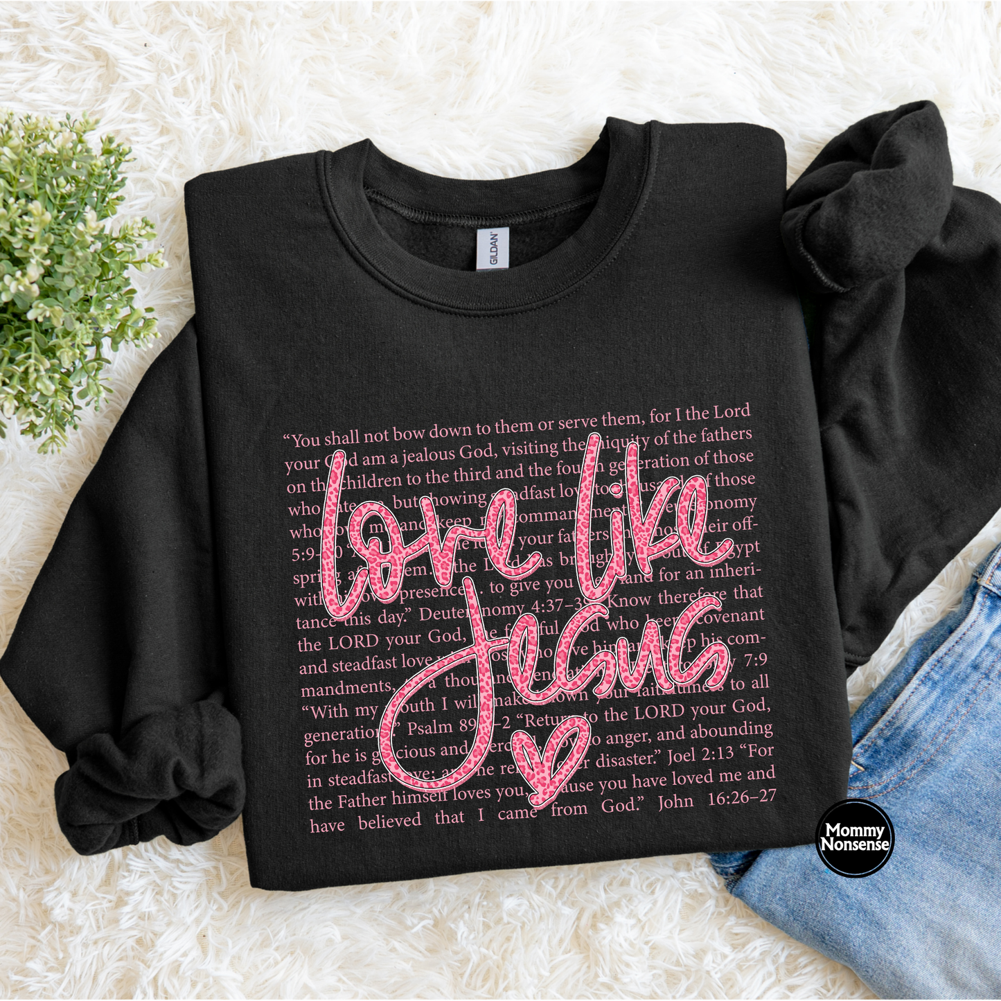 Love Like Jesus quote- DTF TRANSFER (L502) DTF Transfer