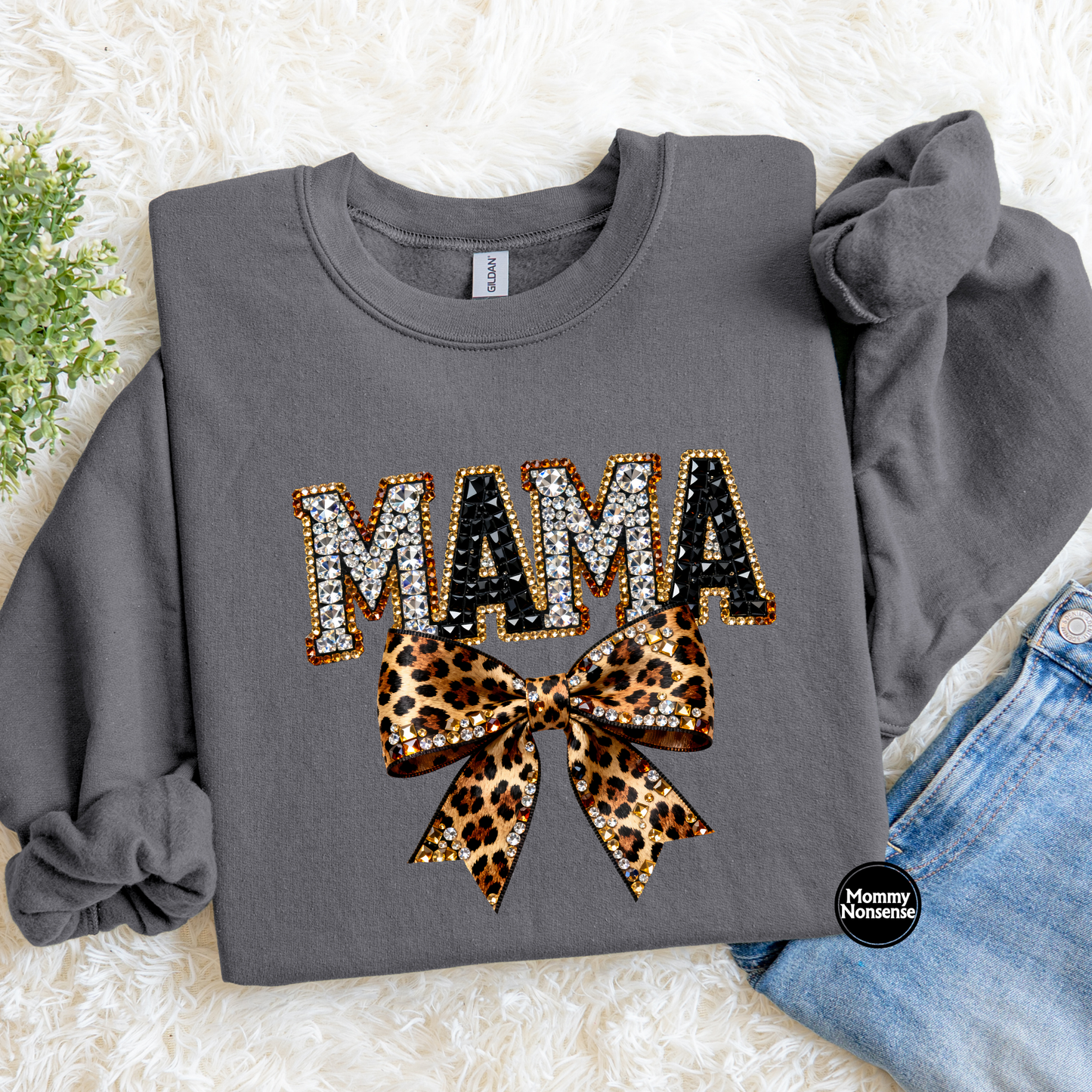 Mama bling- DTF TRANSFER (L428) DTF Transfer
