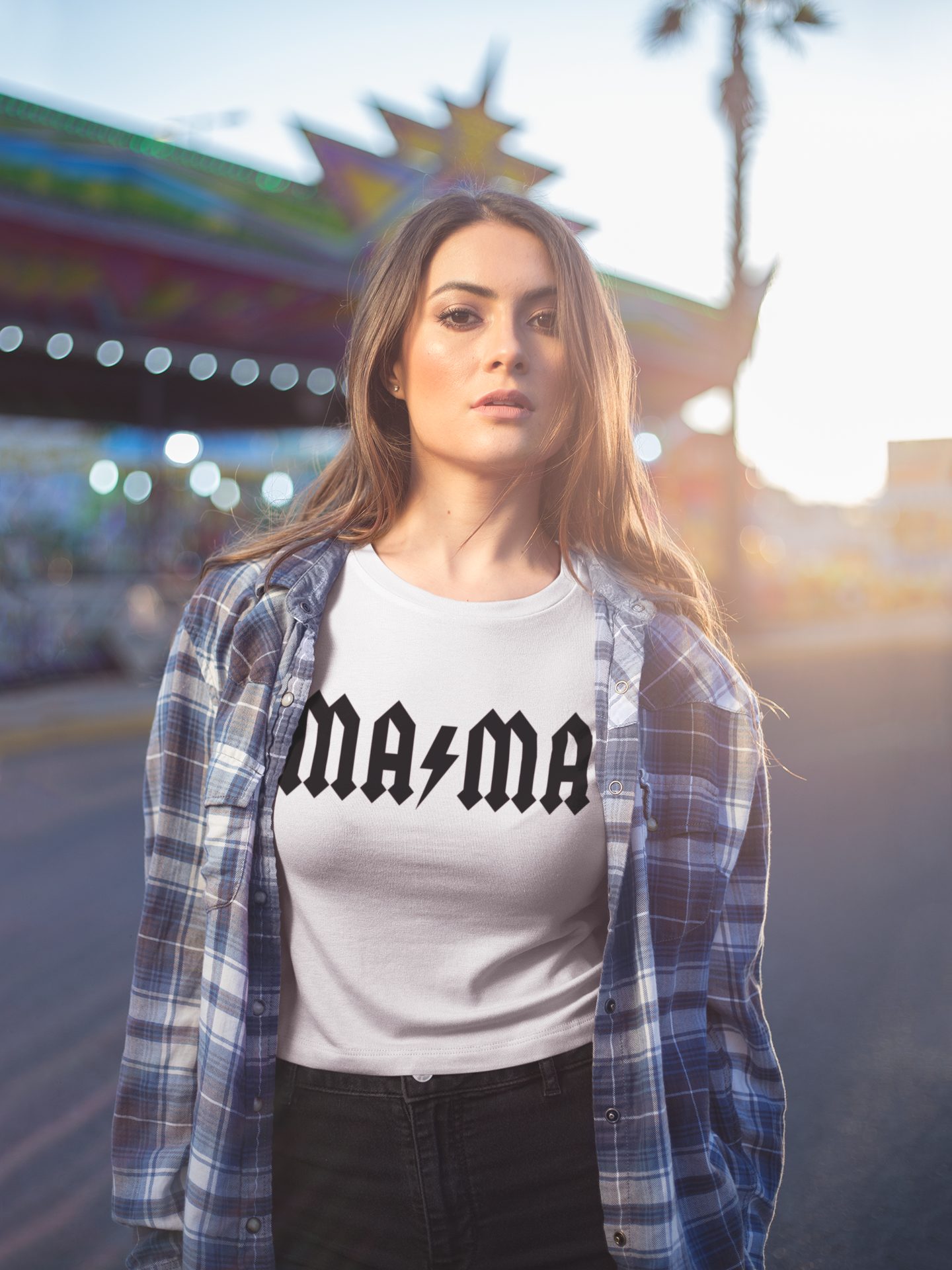 Ma Ma Lightning Bolt - DTF TRANSFER (I8)