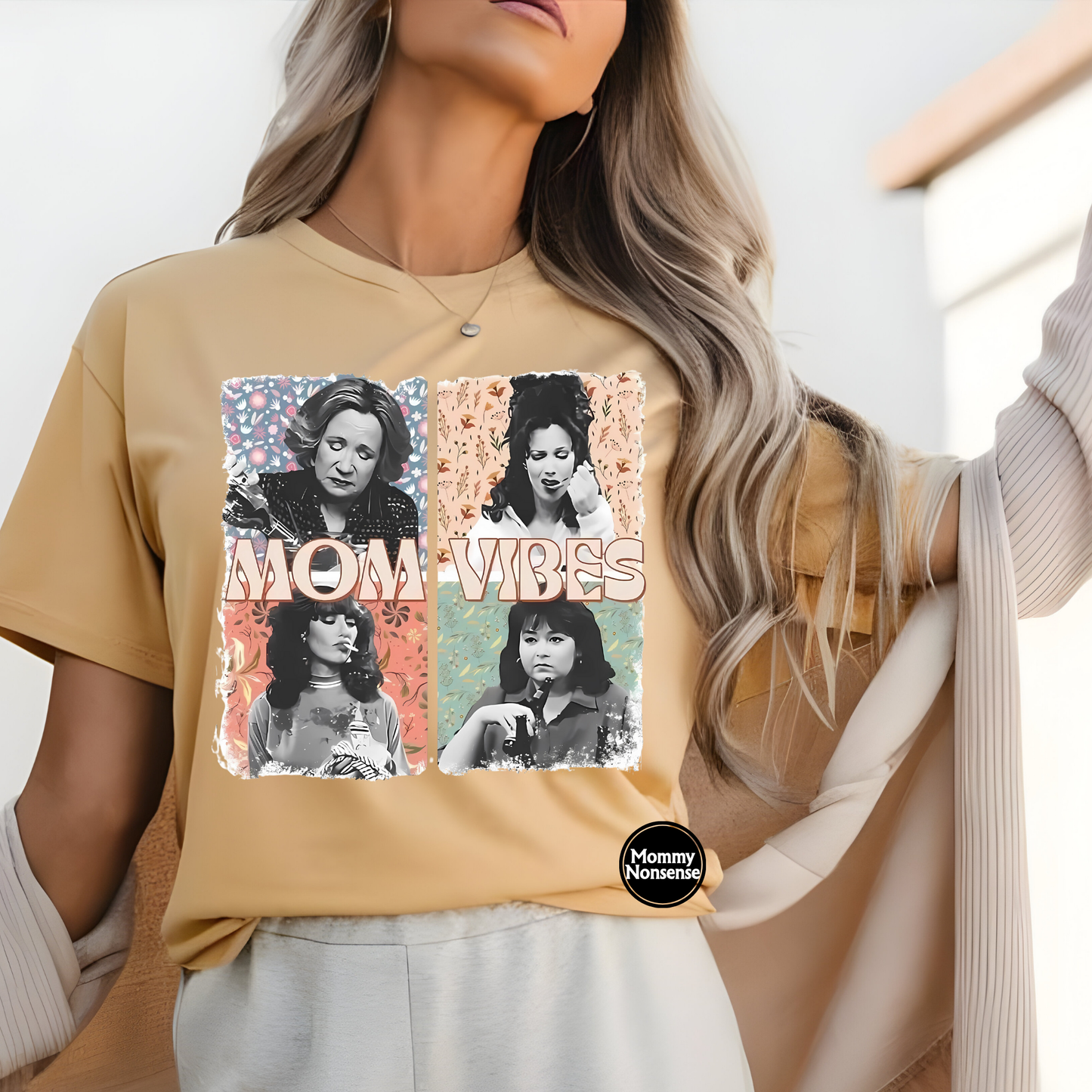 Mom Vibes- DTF TRANSFER (X2)