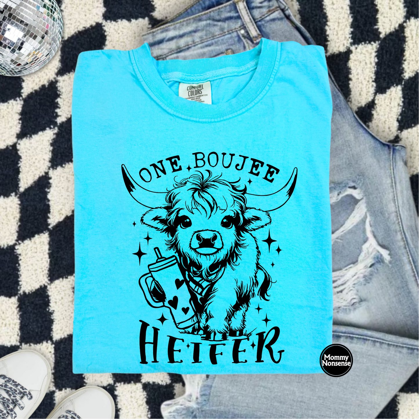 One Boujee Heifer- DTF TRANSFER (L844) DTF Transfer