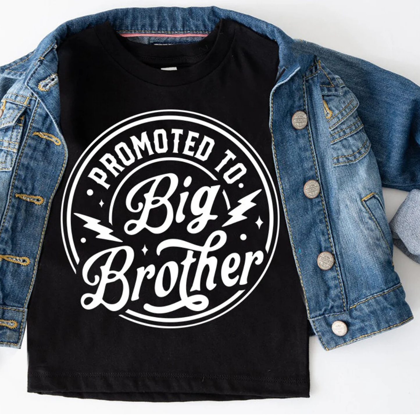 Promoted To Big Brother (wht)- DTF TRANSFER (Z88)