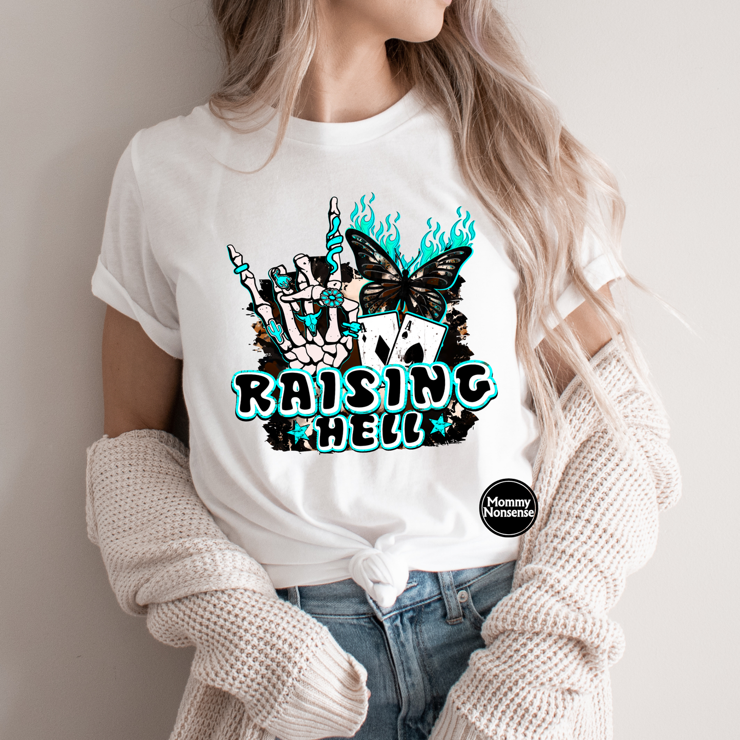 Raising Hell- DTF TRANSFER (L528) DTF Transfer