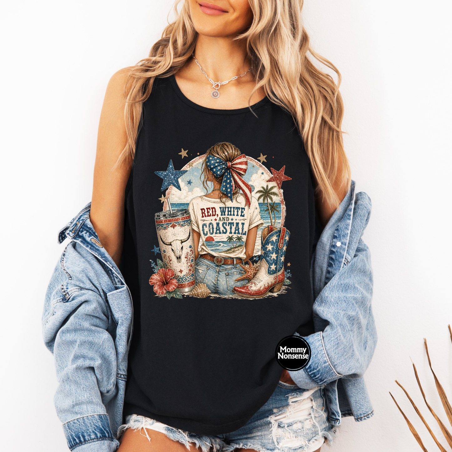 Red White and Coastal- DTF TRANSFER (L750) DTF Transfer
