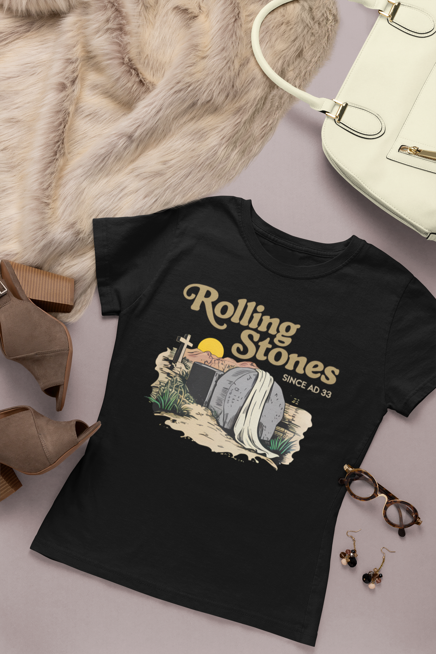 Rolling Stones Dark colored - DTF TRANSFER (J4)