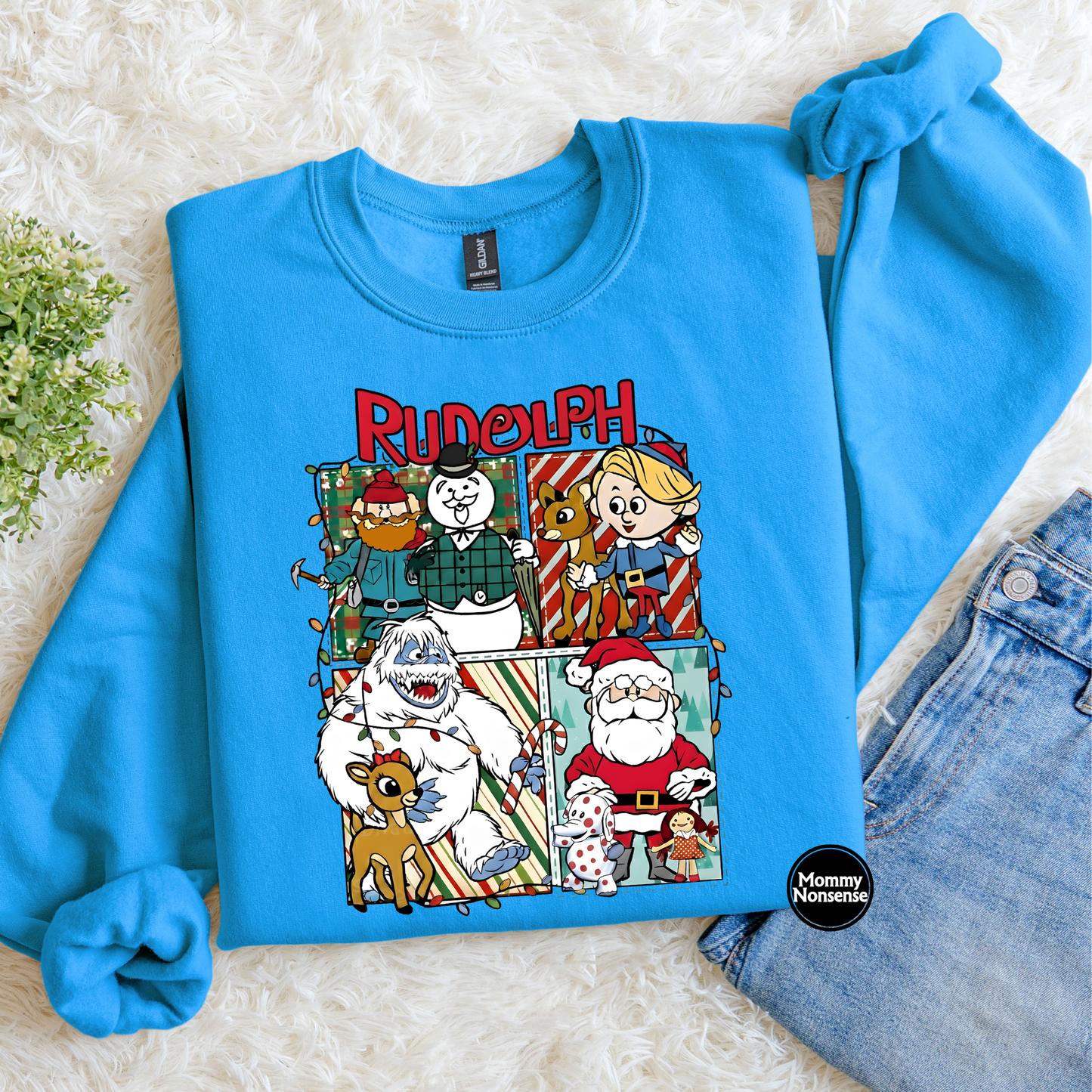 Rudolph Bumble Collage- DTF TRANSFER (L2) DTF Transfer