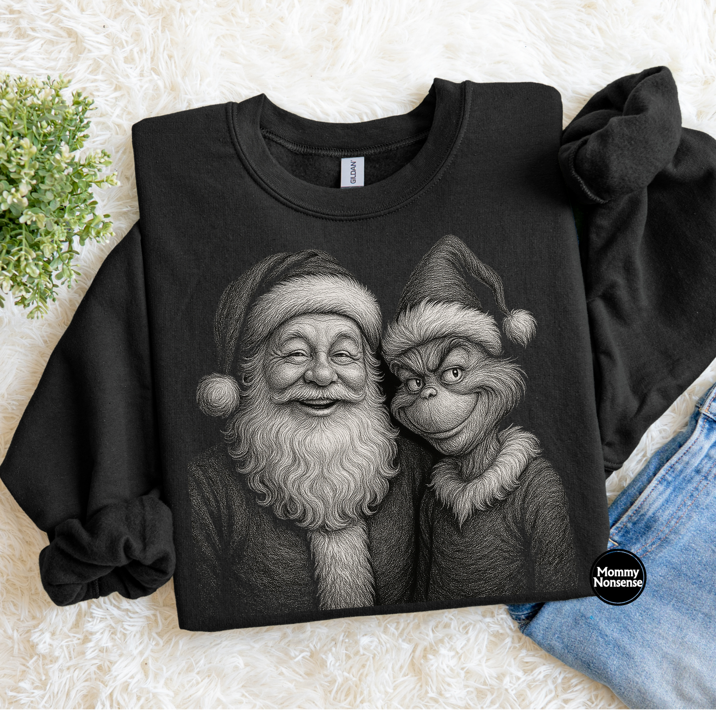 Santa and Gman- DTF TRANSFER (L44) DTF Transfer