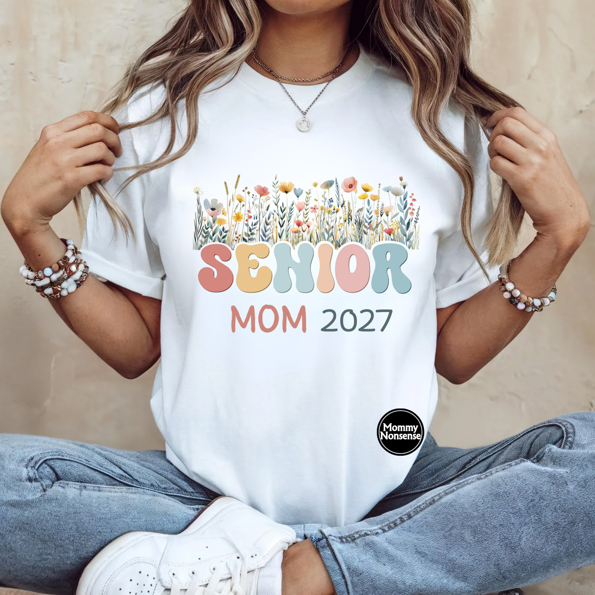 wildflowers senior mom 2027- DTF TRANSFER (M38) DTF Transfer