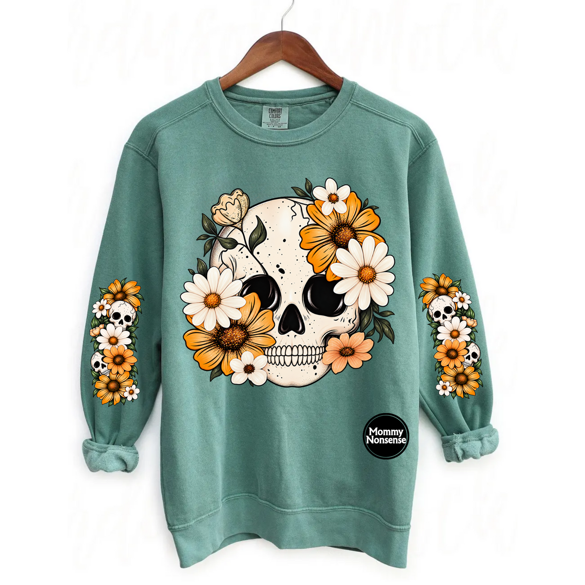 Skelly with sleeve designs- DTF TRANSFER (M154) DTF Transfer