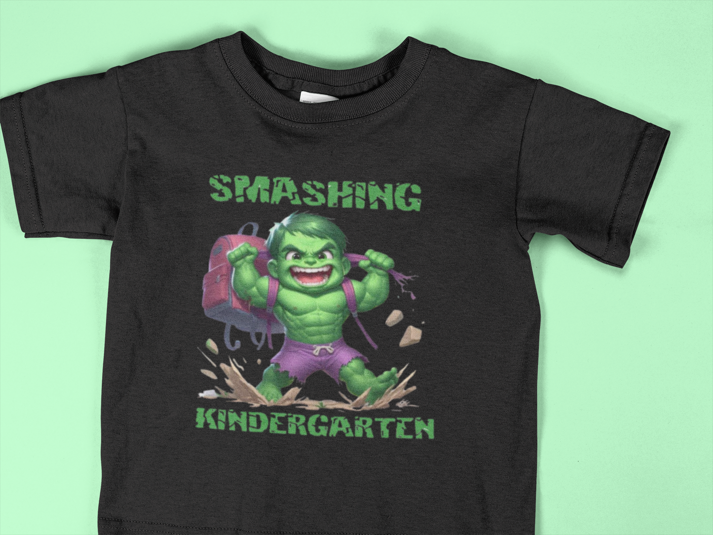 Hulk Smashing Kindergarten - DTF TRANSFER (Z34)