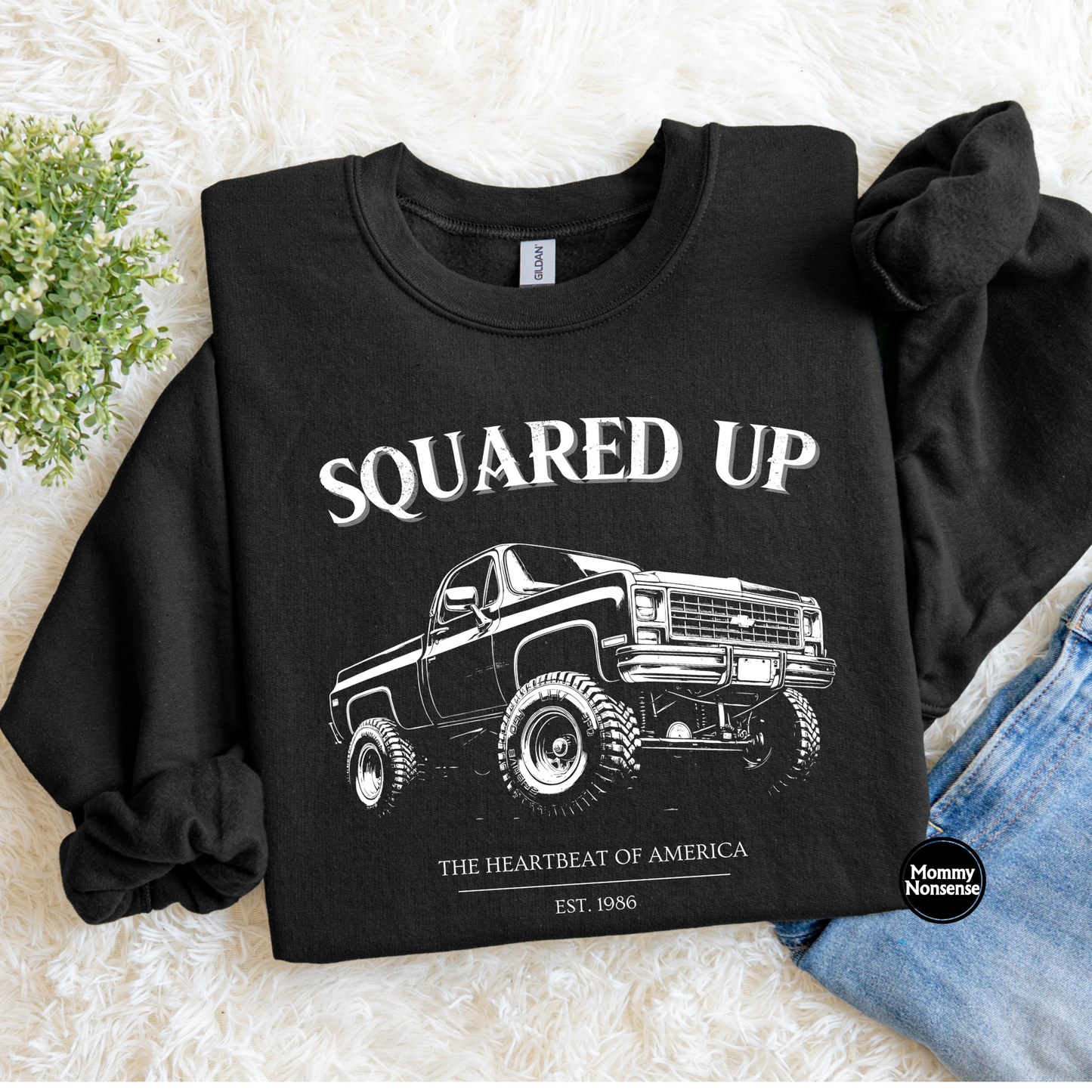 Squared Up- DTF TRANSFER (L63) DTF Transfer