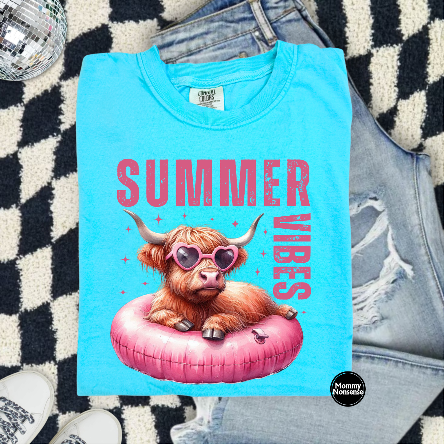 Summer Vibes Highlander- DTF TRANSFER (L522) DTF Transfer