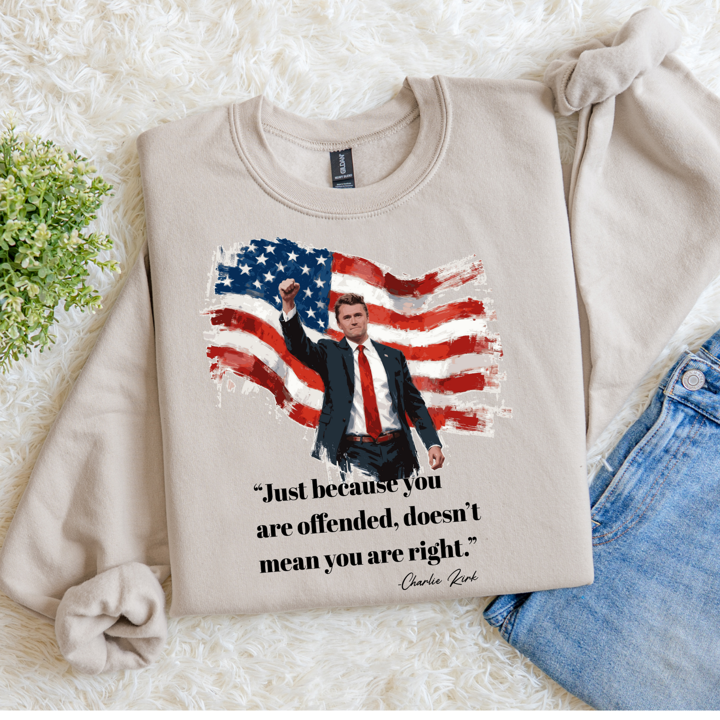 Charlie Kirk Crewnecks
