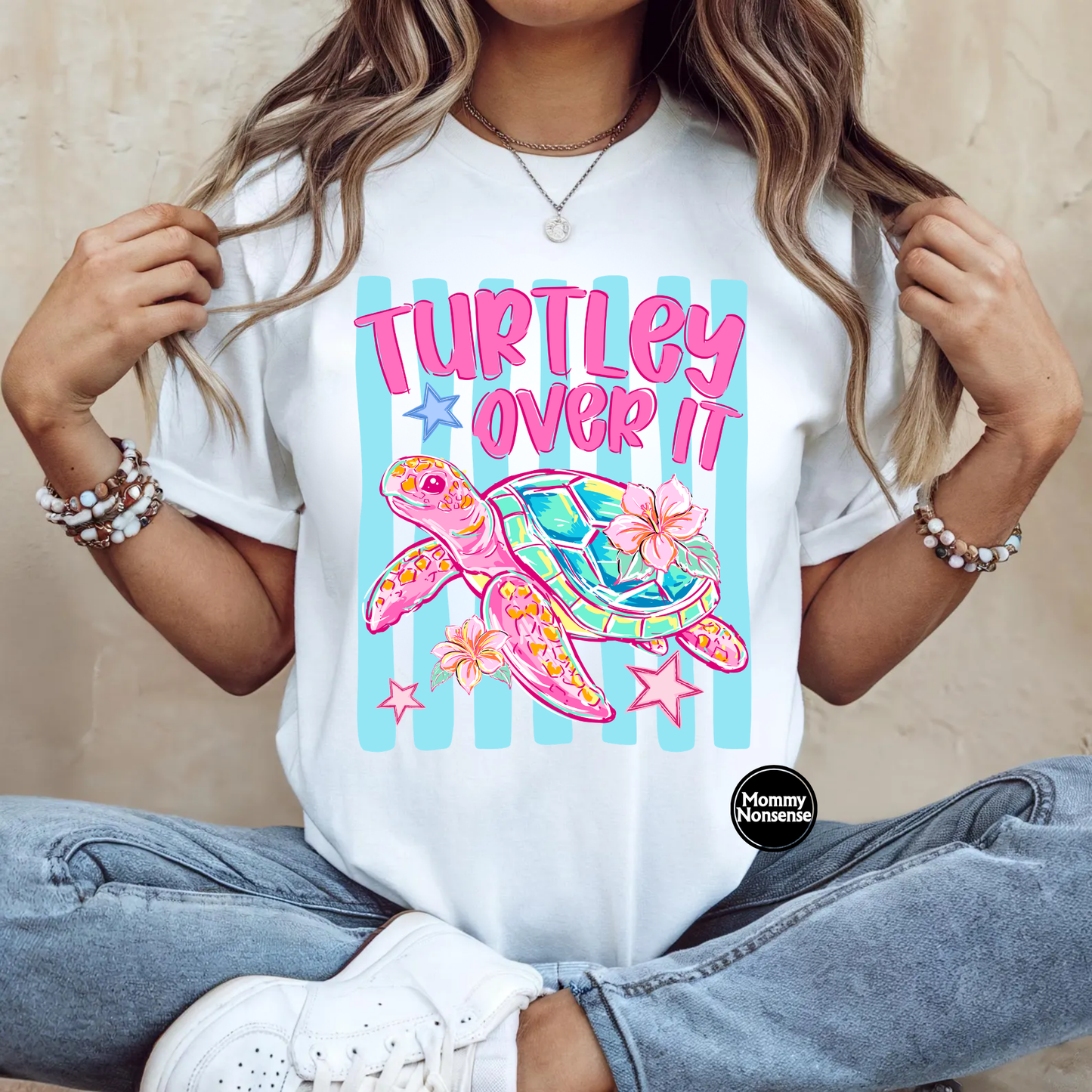 Turtley Over It- DTF TRANSFER (L731) DTF Transfer