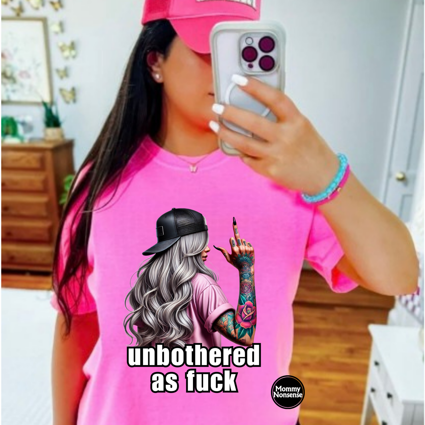Unbothered as F*ck- DTF TRANSFER (L754) DTF Transfer