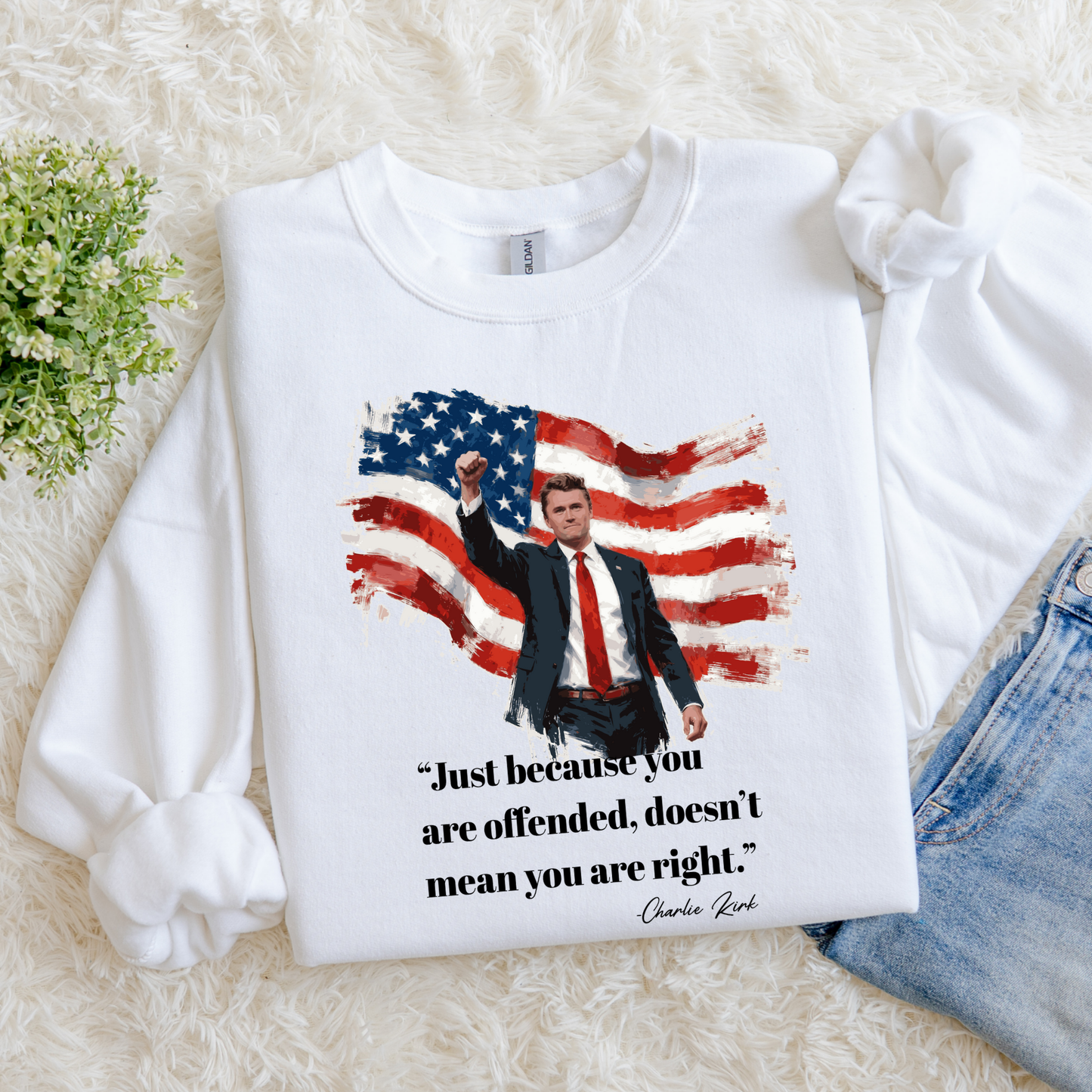 Charlie Kirk Crewnecks
