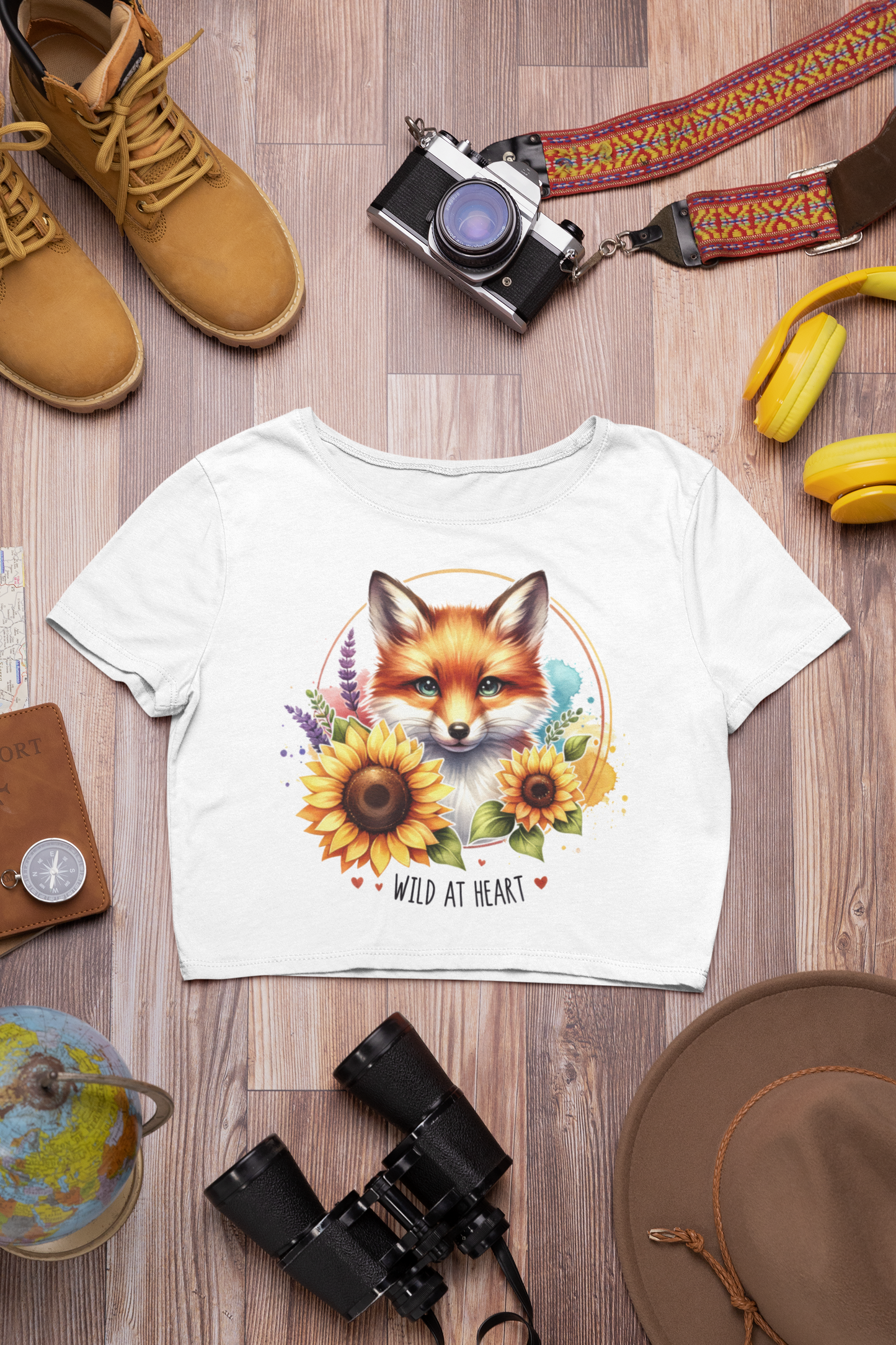 Wild At Heart Fox - DTF TRANSFER (I9) COLD PEEL