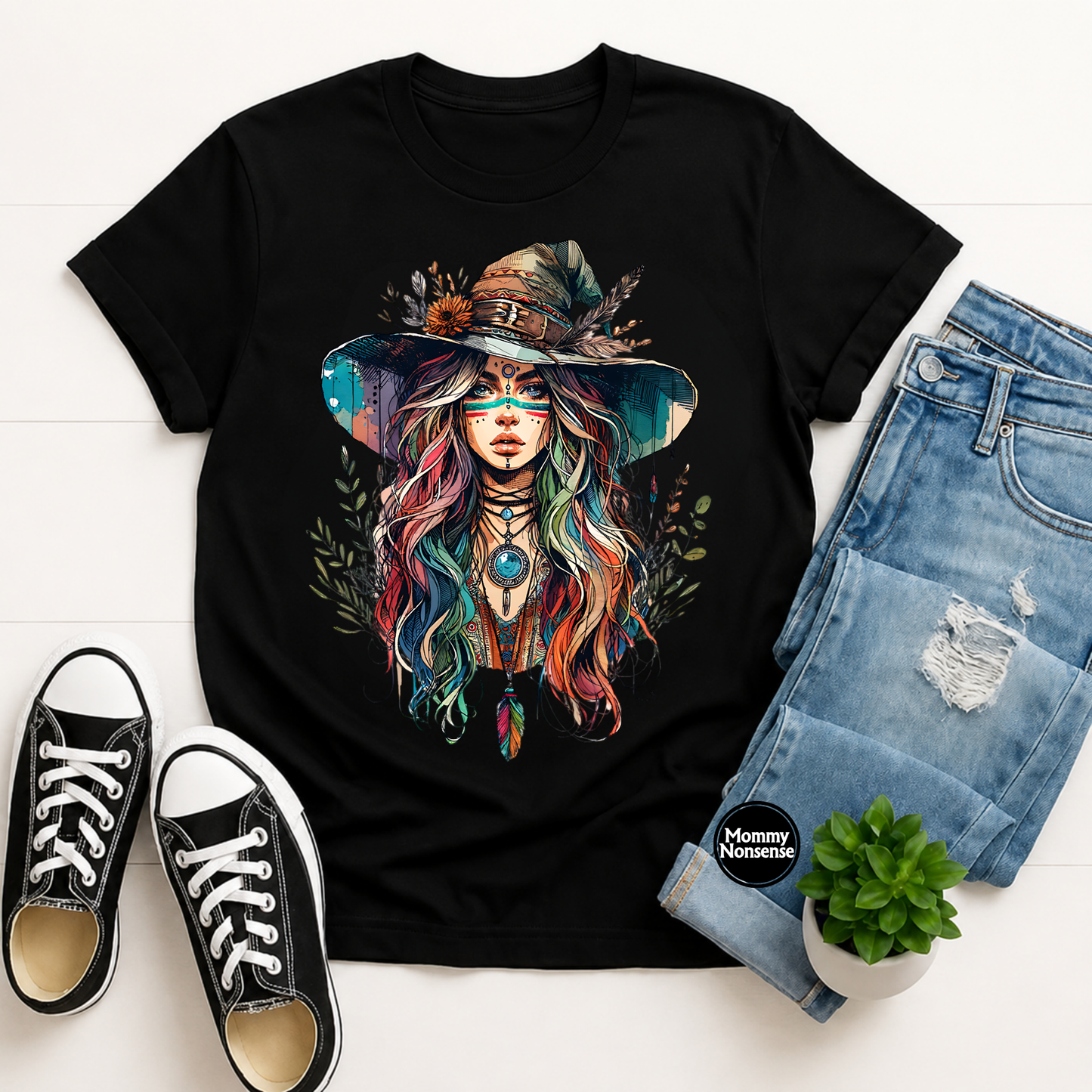 Boho Witch - DTF TRANSFER (L792) DTF Transfer